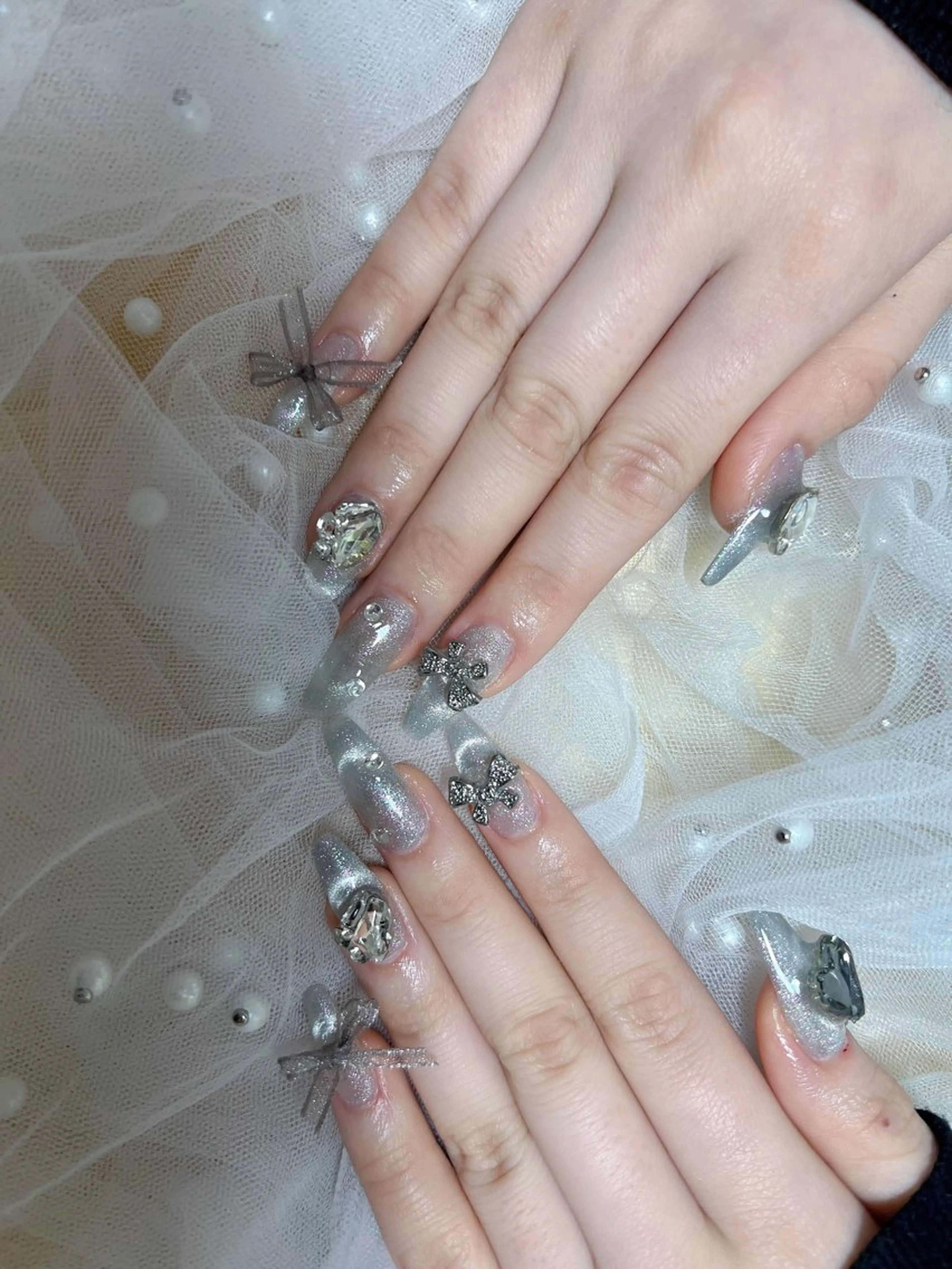 ⭐️【オフ込み】　　　ワンホンネイル（持ち込みデザイン)の写真