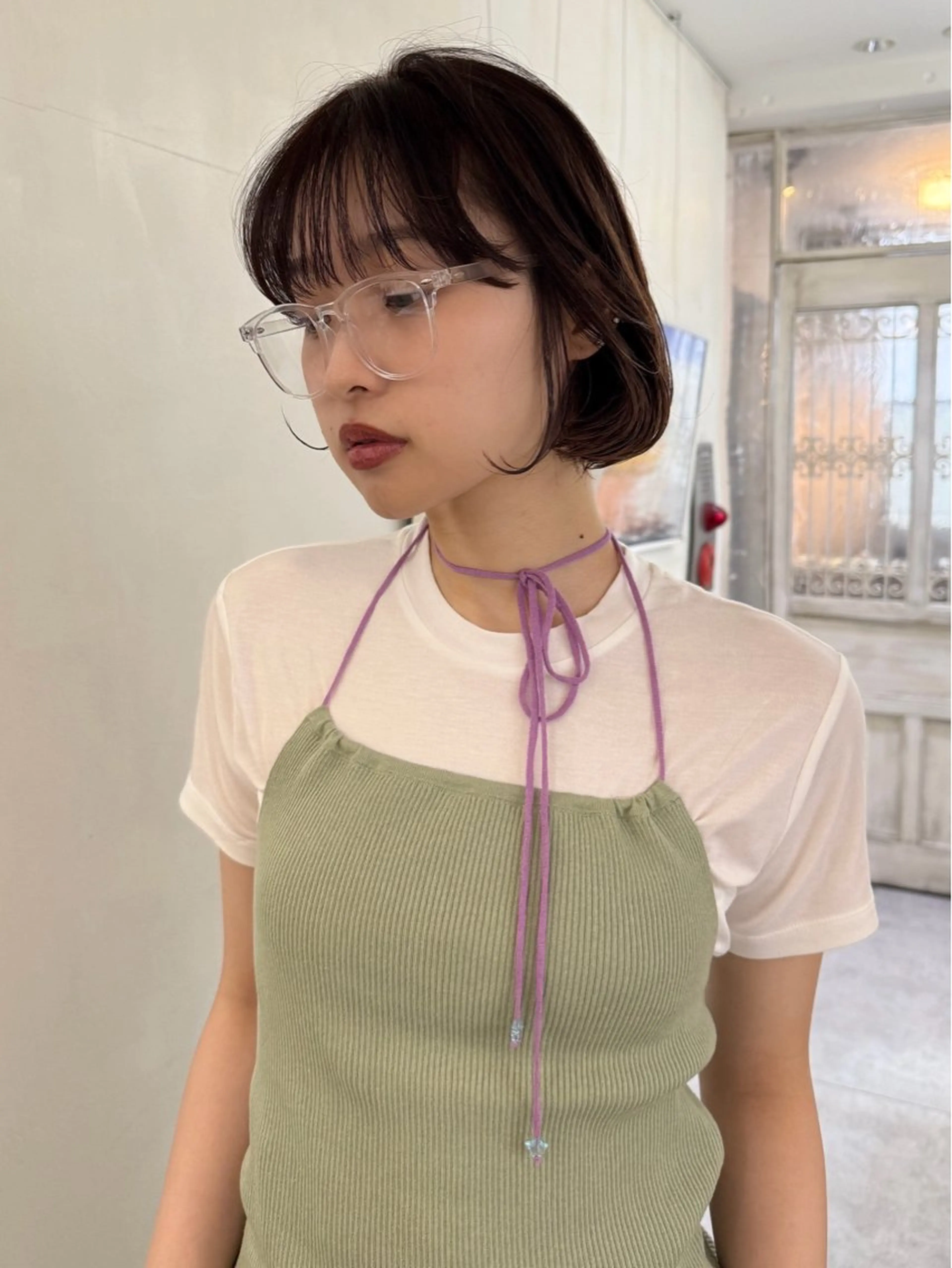 ショート レイヤー MINX伊藤なず菜のヘアスタイル