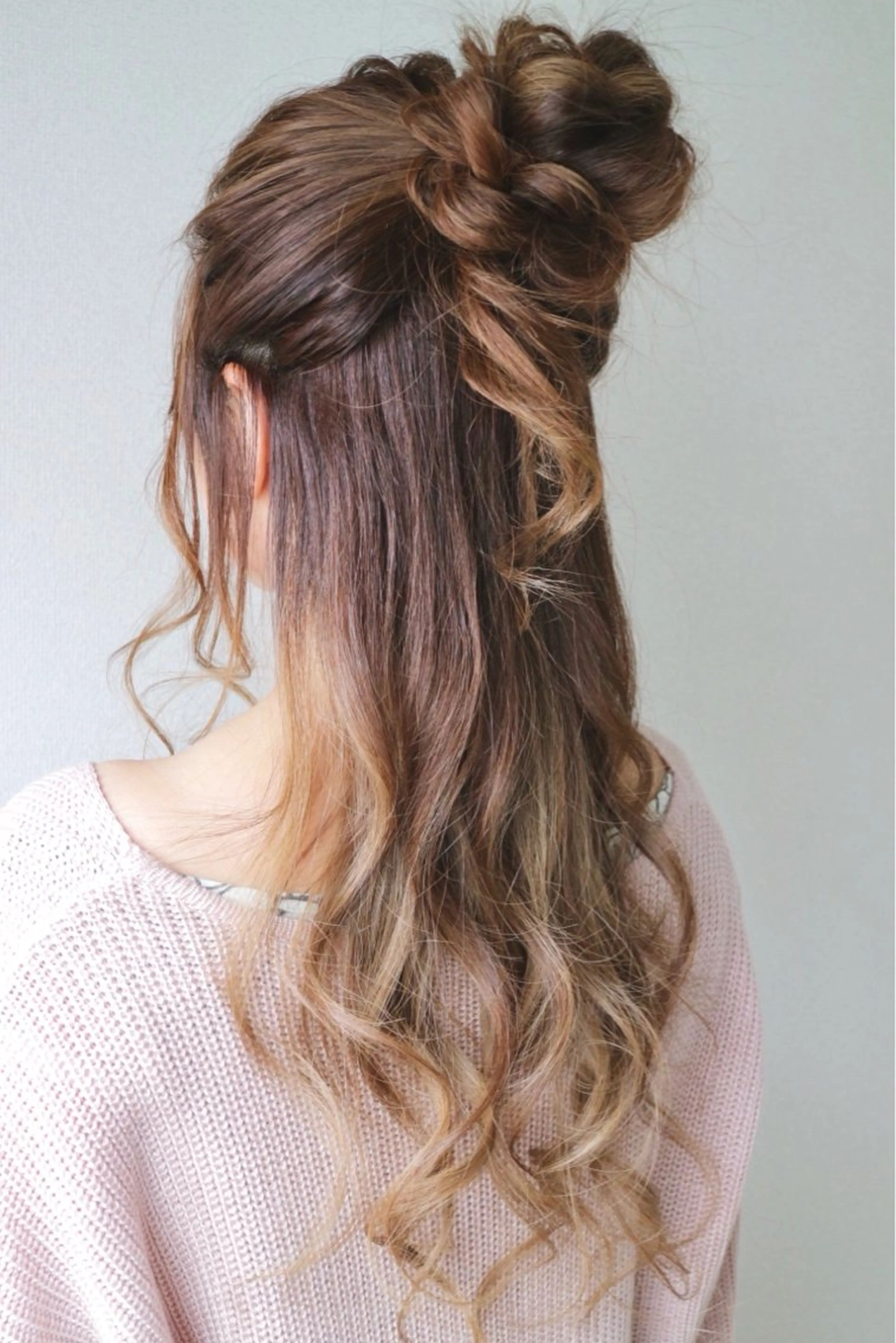 ロング カラー ヘアアレンジ 塚本 昂のヘアスタイル