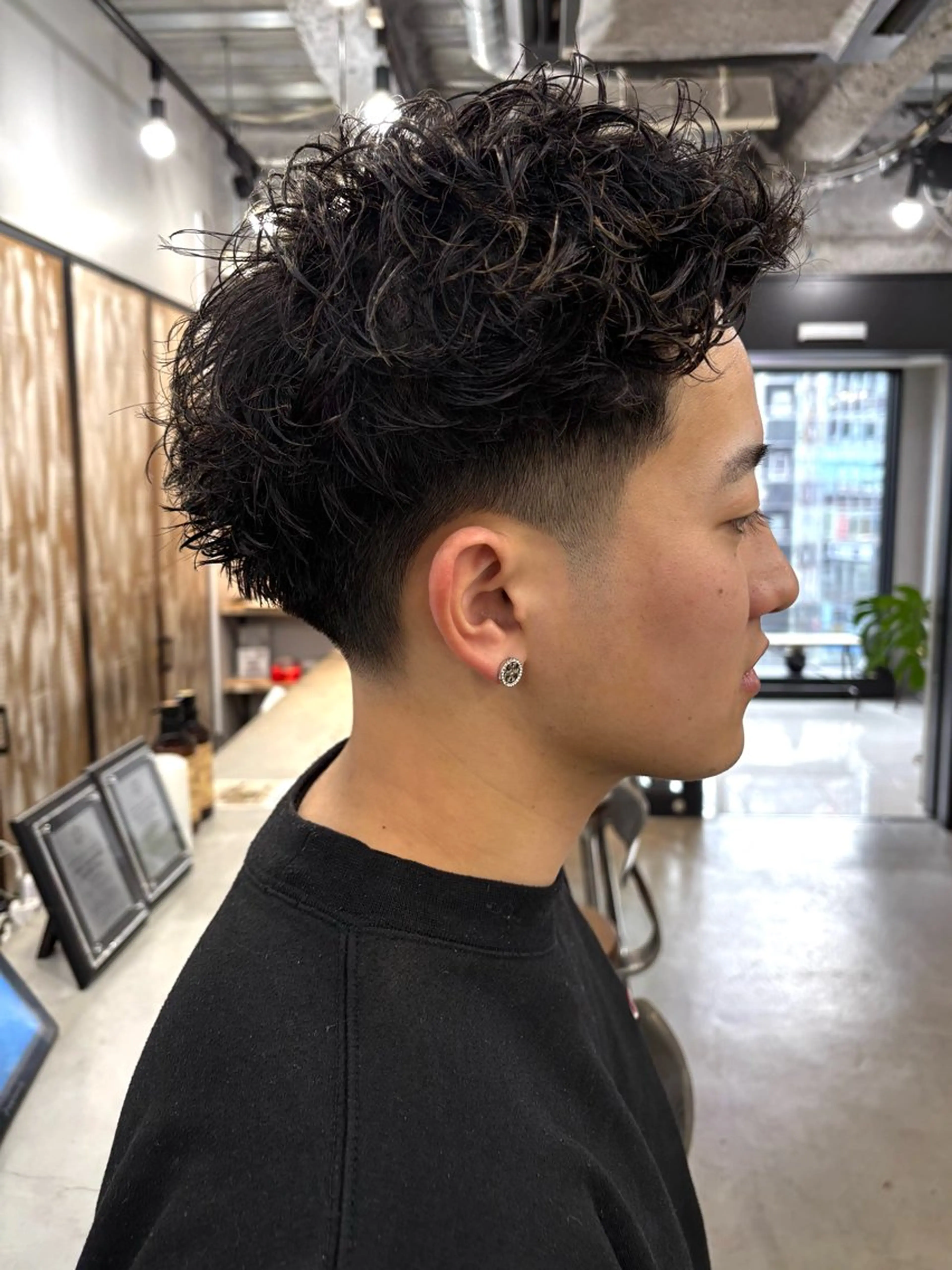 ショート パーマ メンズ メンズショート くせ毛 ショートヘア カット 💈メンズ特化💈 テッペイのヘアスタイル