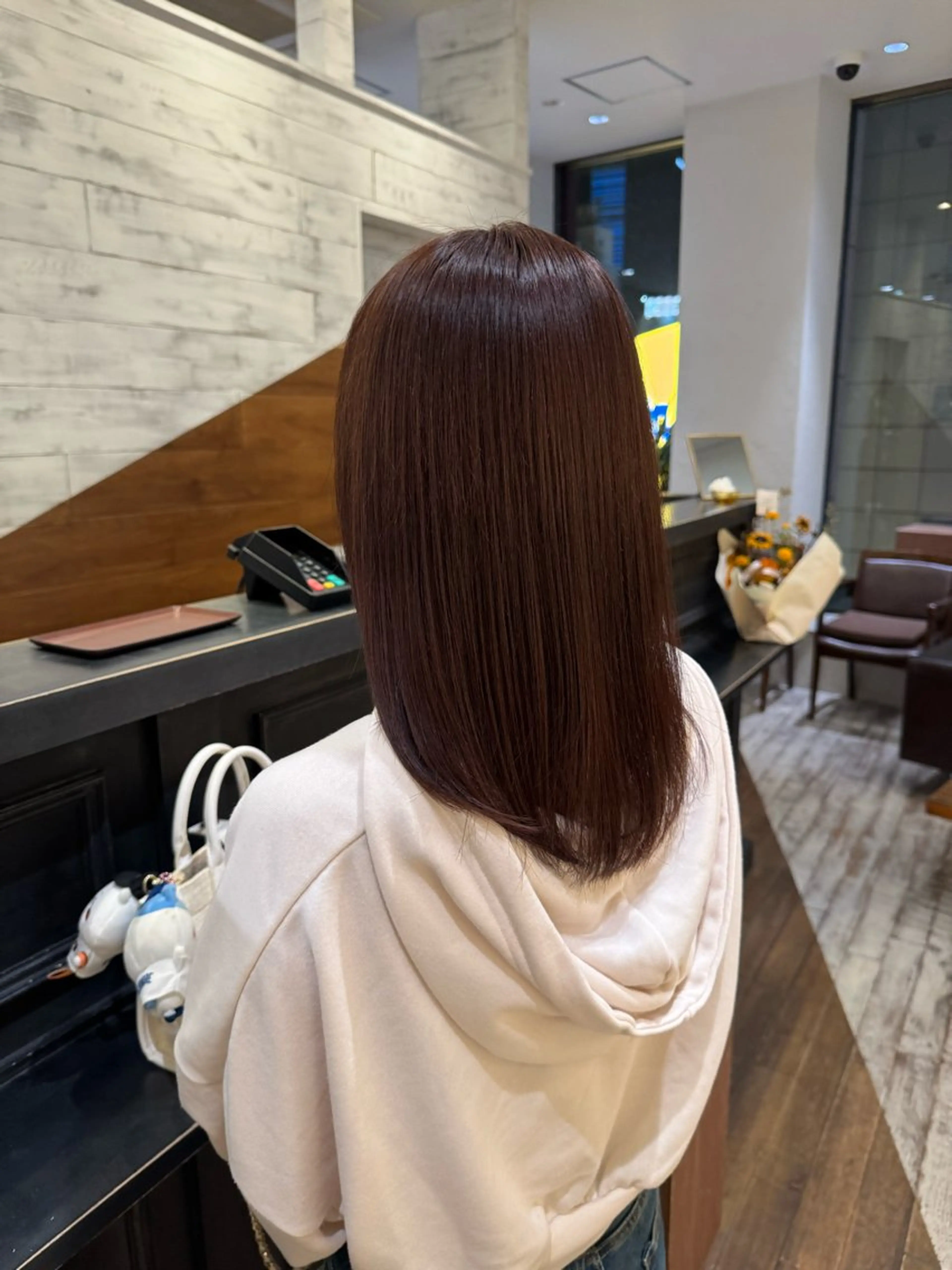 ミディアム カラー ヘアカラー トリートメント rin/渋谷 /モデル募集中✨️のヘアスタイル