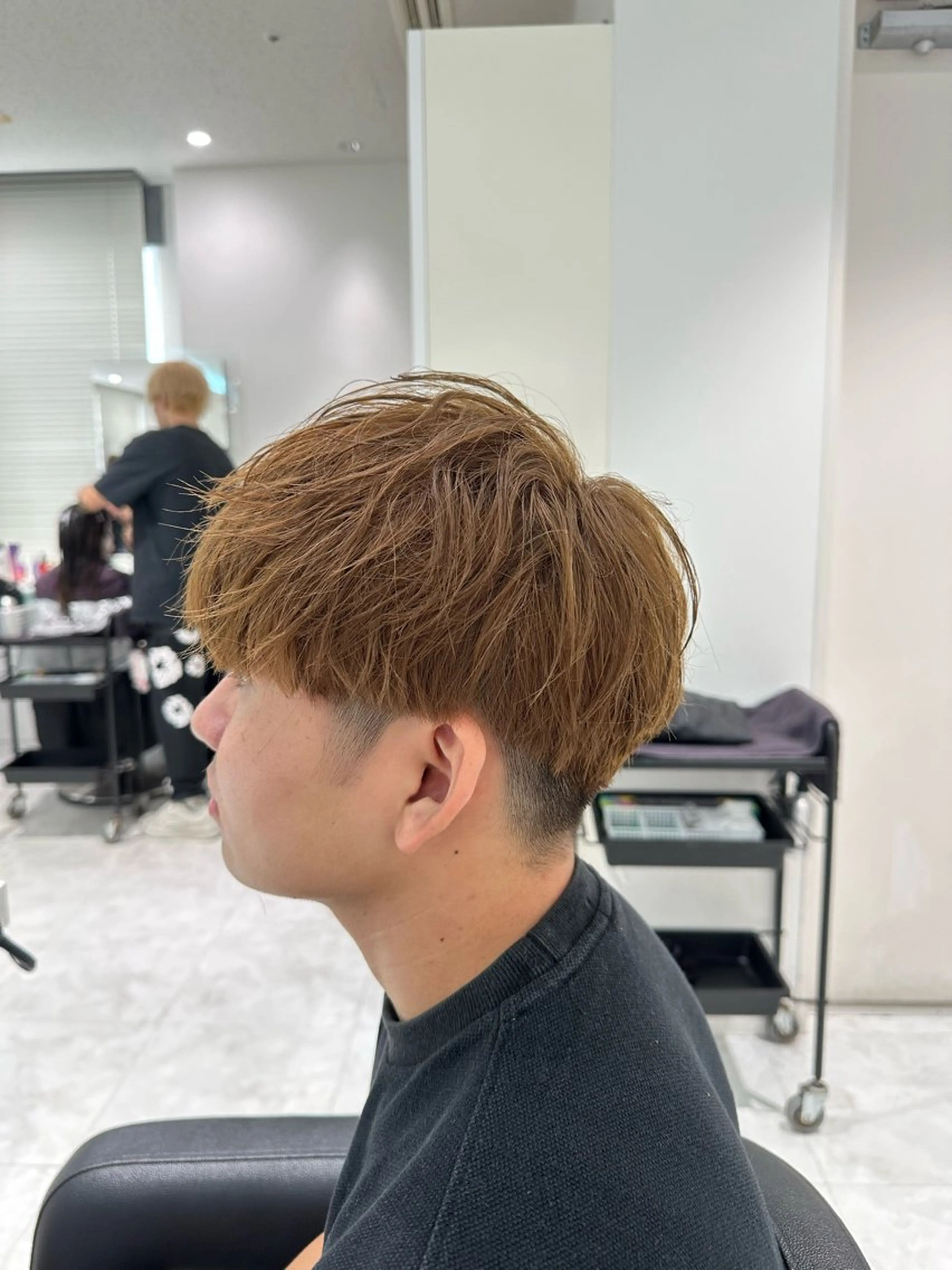 ショート カラー メンズ カット ヘアカラー 🐺韓国風メンズ特化 あさひ🐺のヘアスタイル