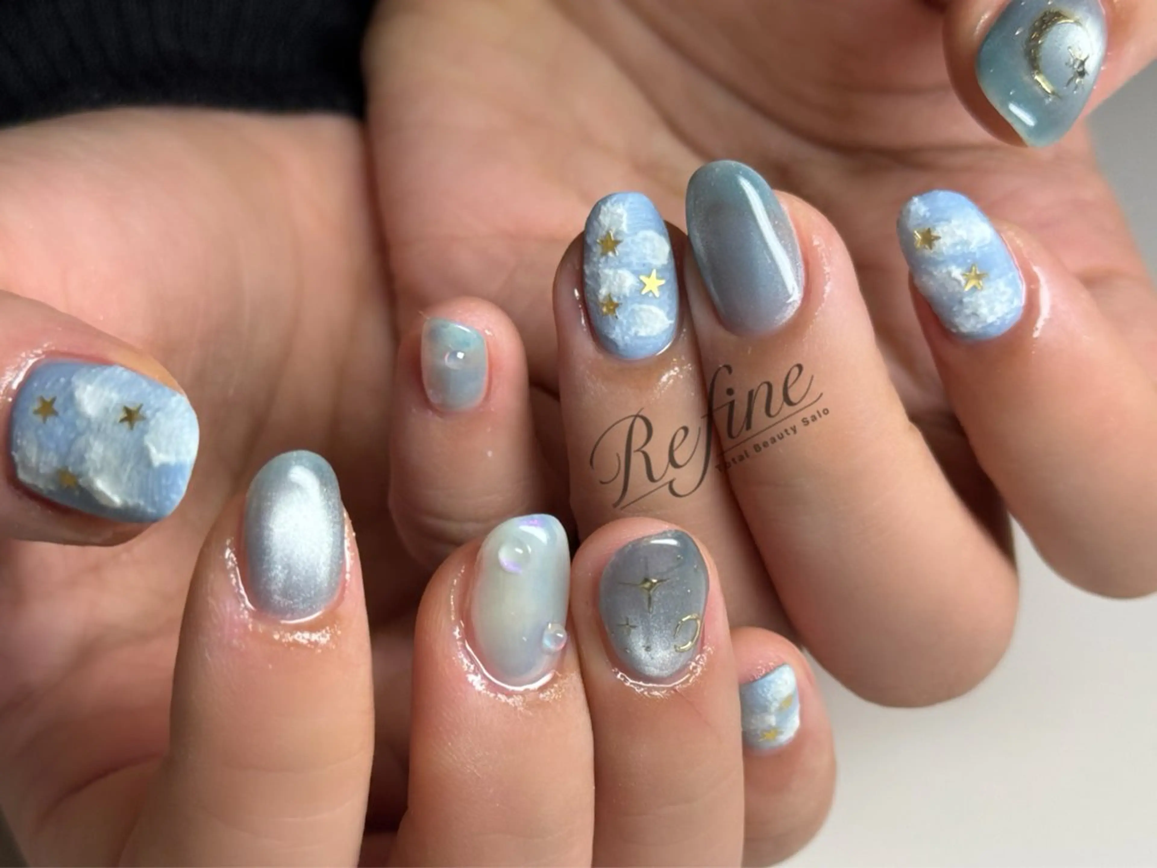 ネイル ハンドネイル Refine ネイリスト　坂本のネイルデザイン