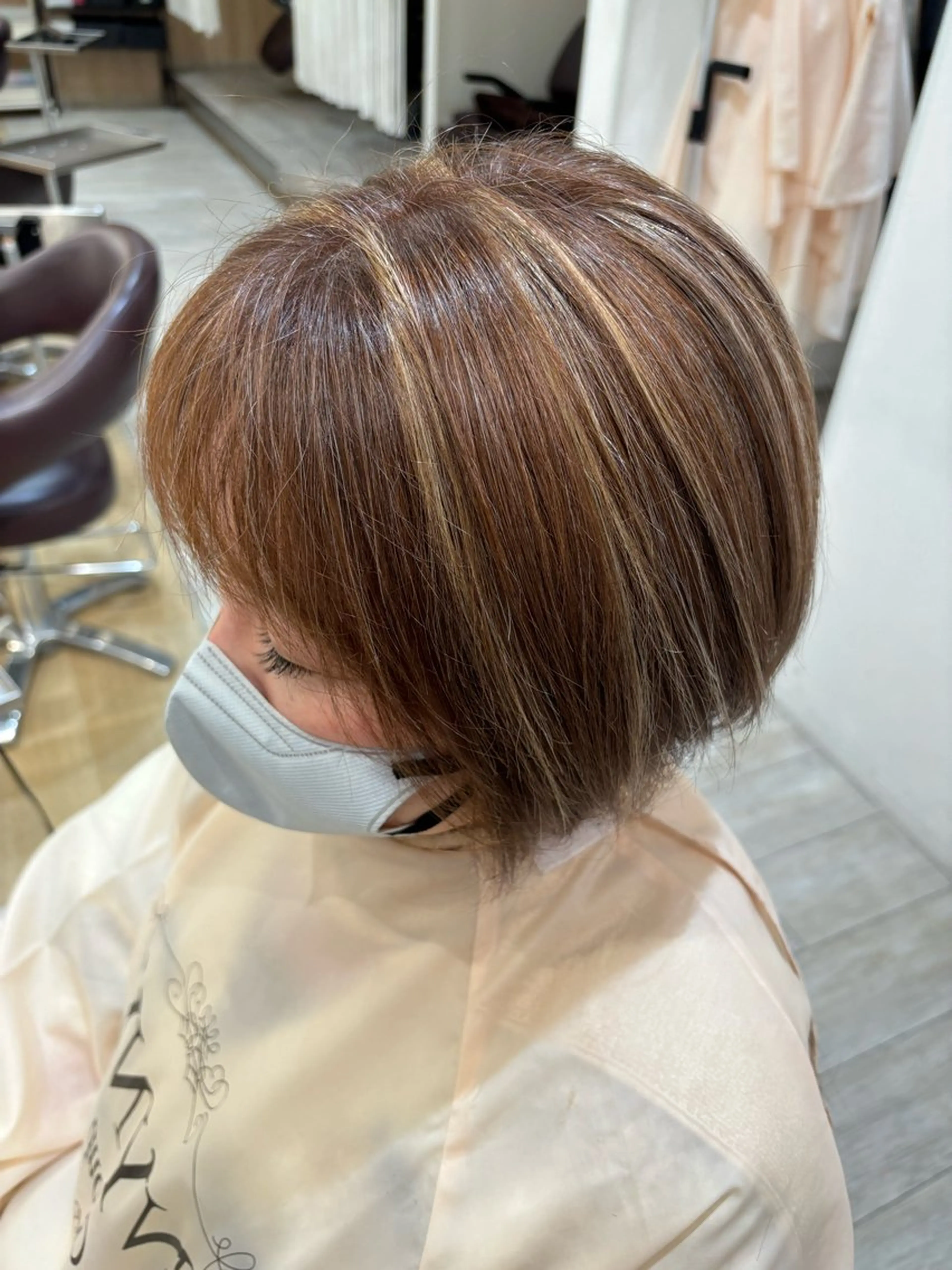 ショート カラー ヘアカラー 黒川 真伍のヘアスタイル