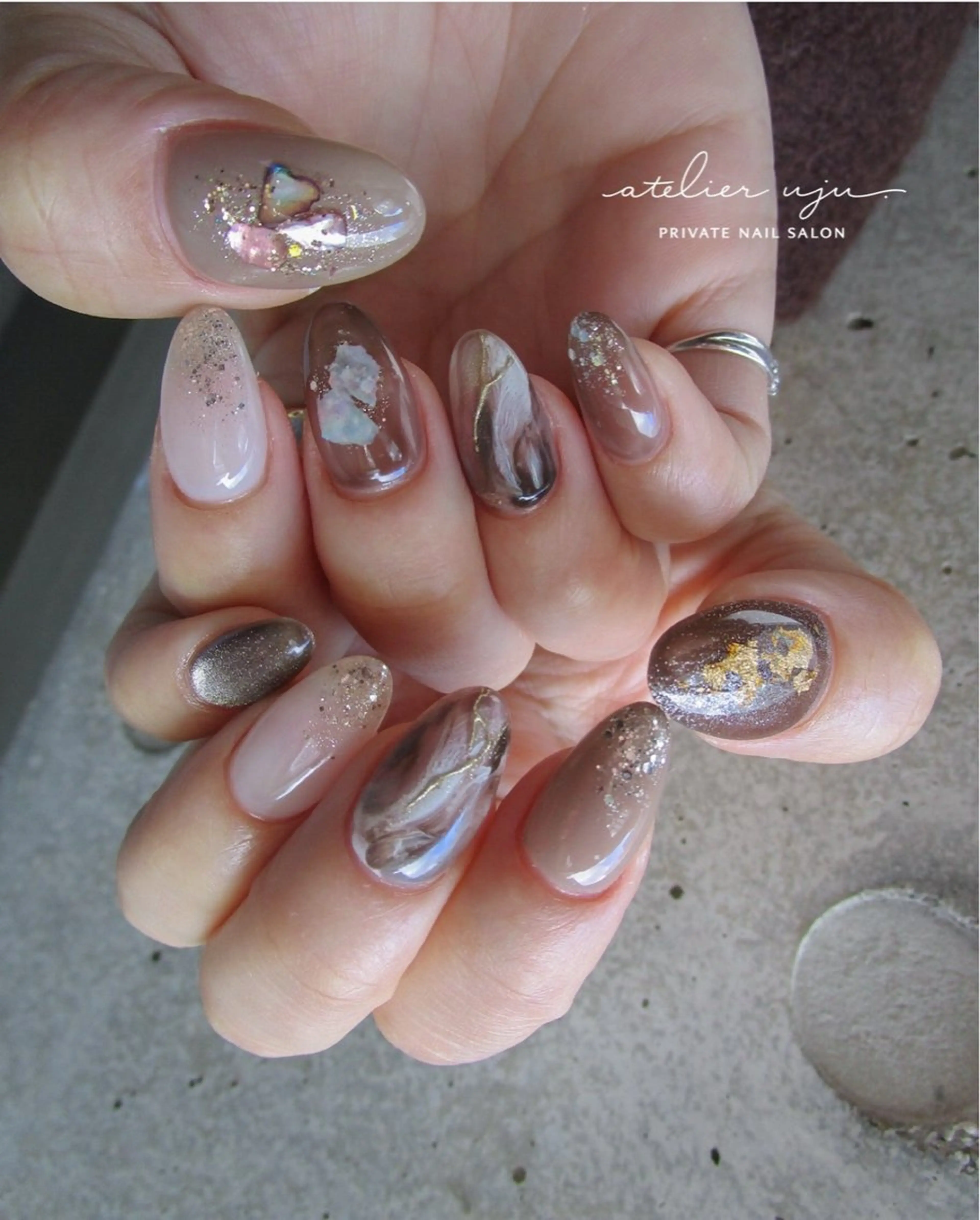 ネイル ハンドネイル atelier uju.のネイルデザイン