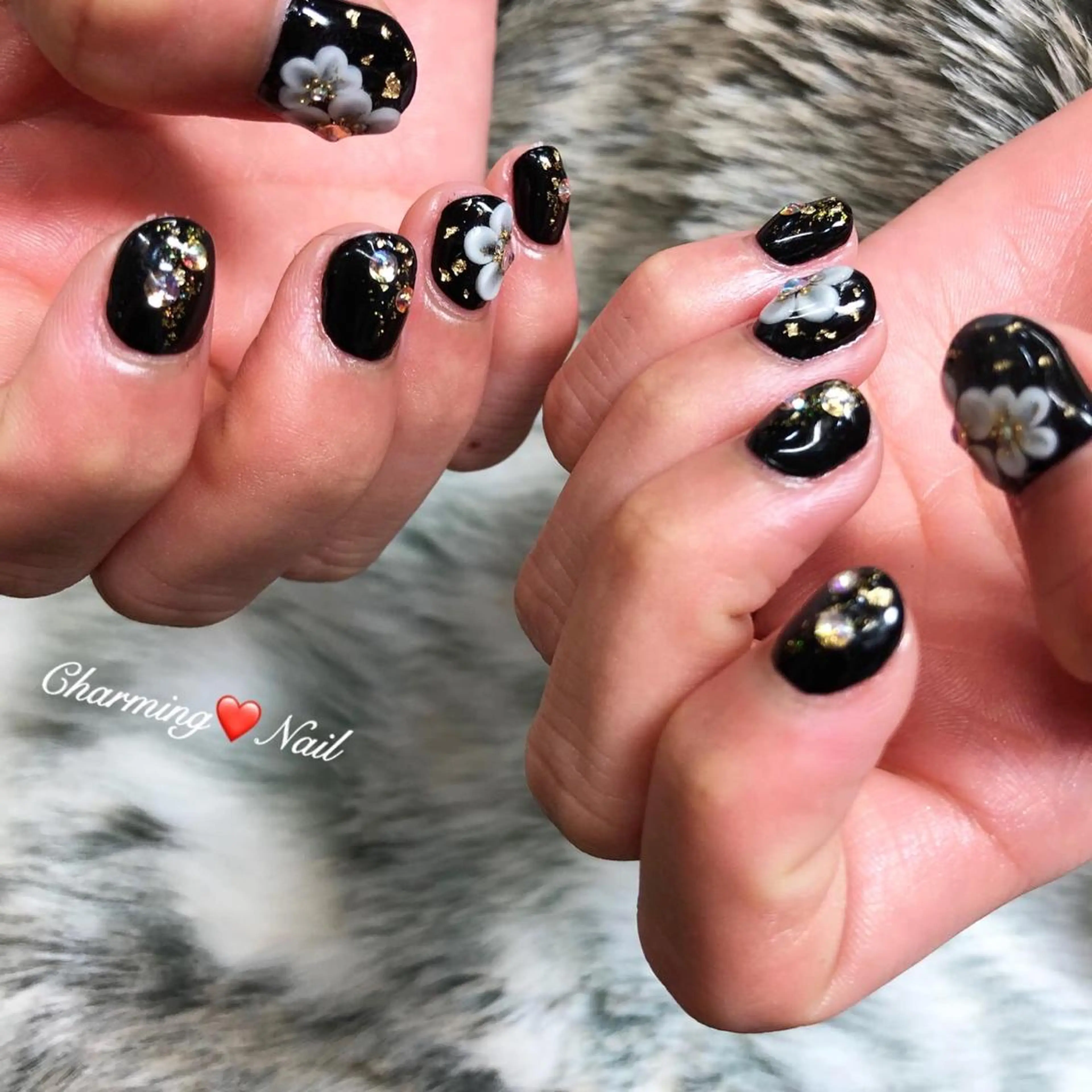 ネイル アートネイル 成人式 フラワーネイル ジェルネイル Charming❤️Nail所属・Nailist Amiのその他イメージ