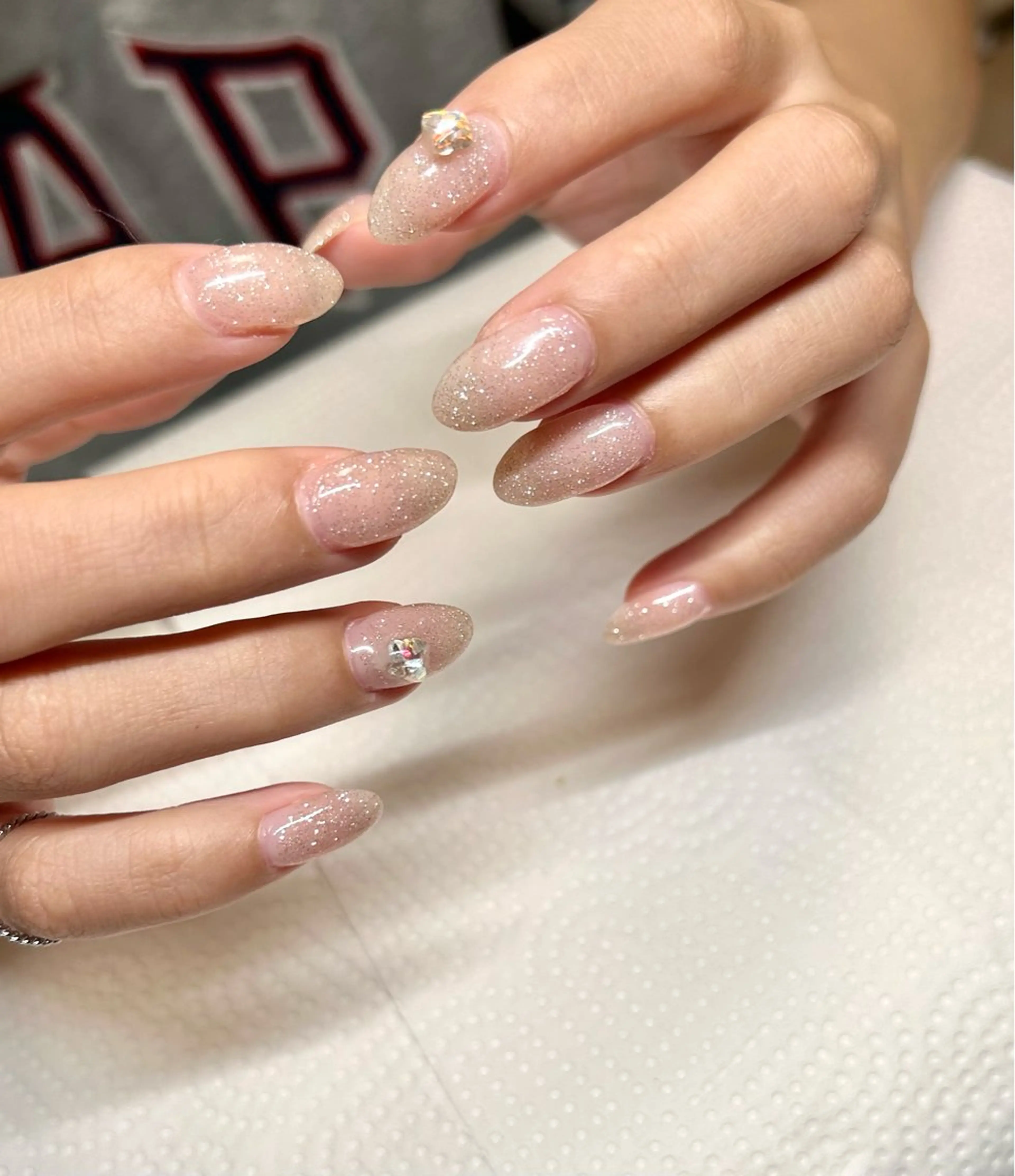 ネイル ラメ(グリッター) ワンカラーネイル Bell Nailのネイルデザイン