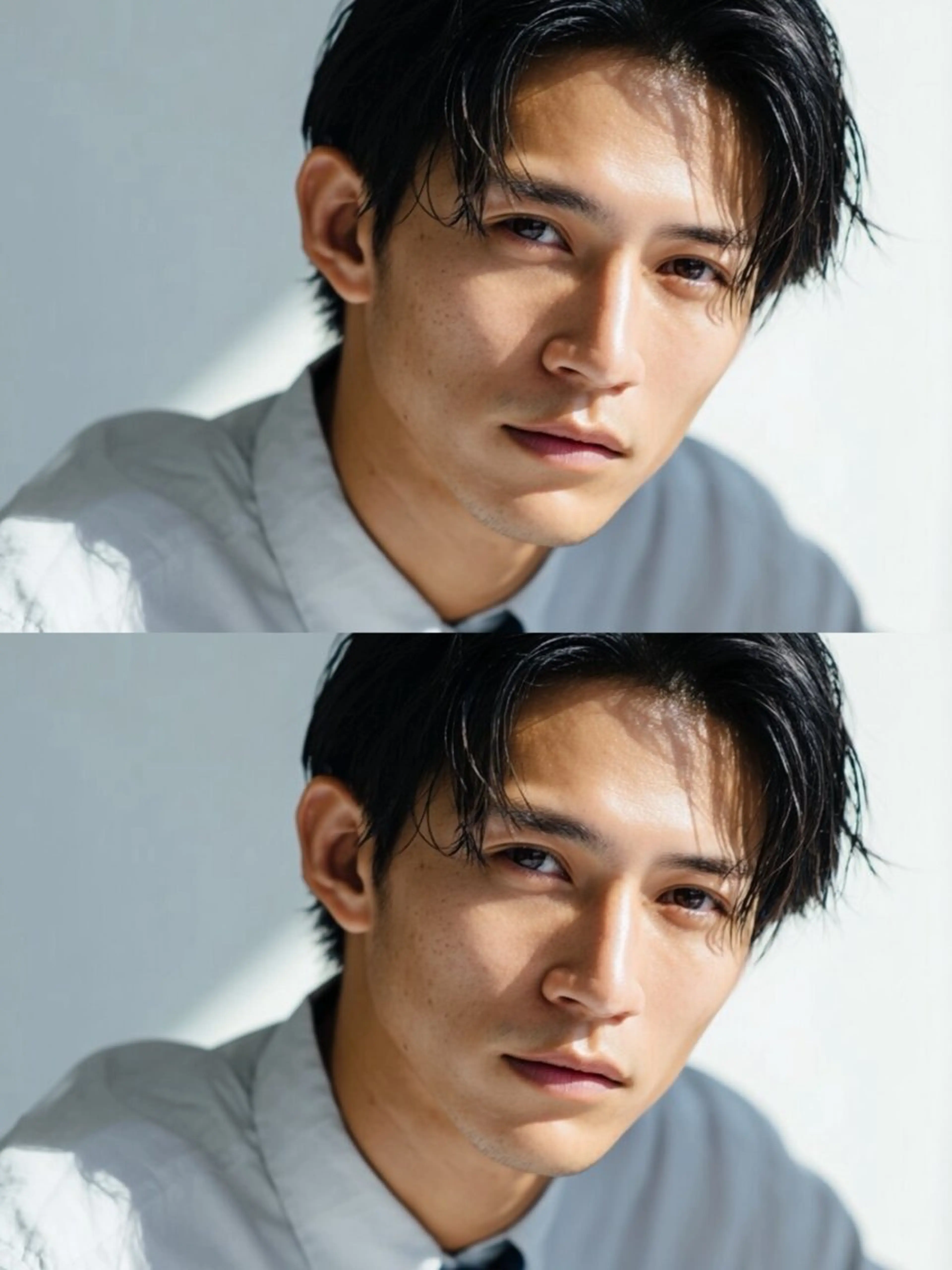 ショート パーマ メンズ センターパート Men's特化 ✂️ 垢抜けパーマ/宮澤蓮のヘアスタイル