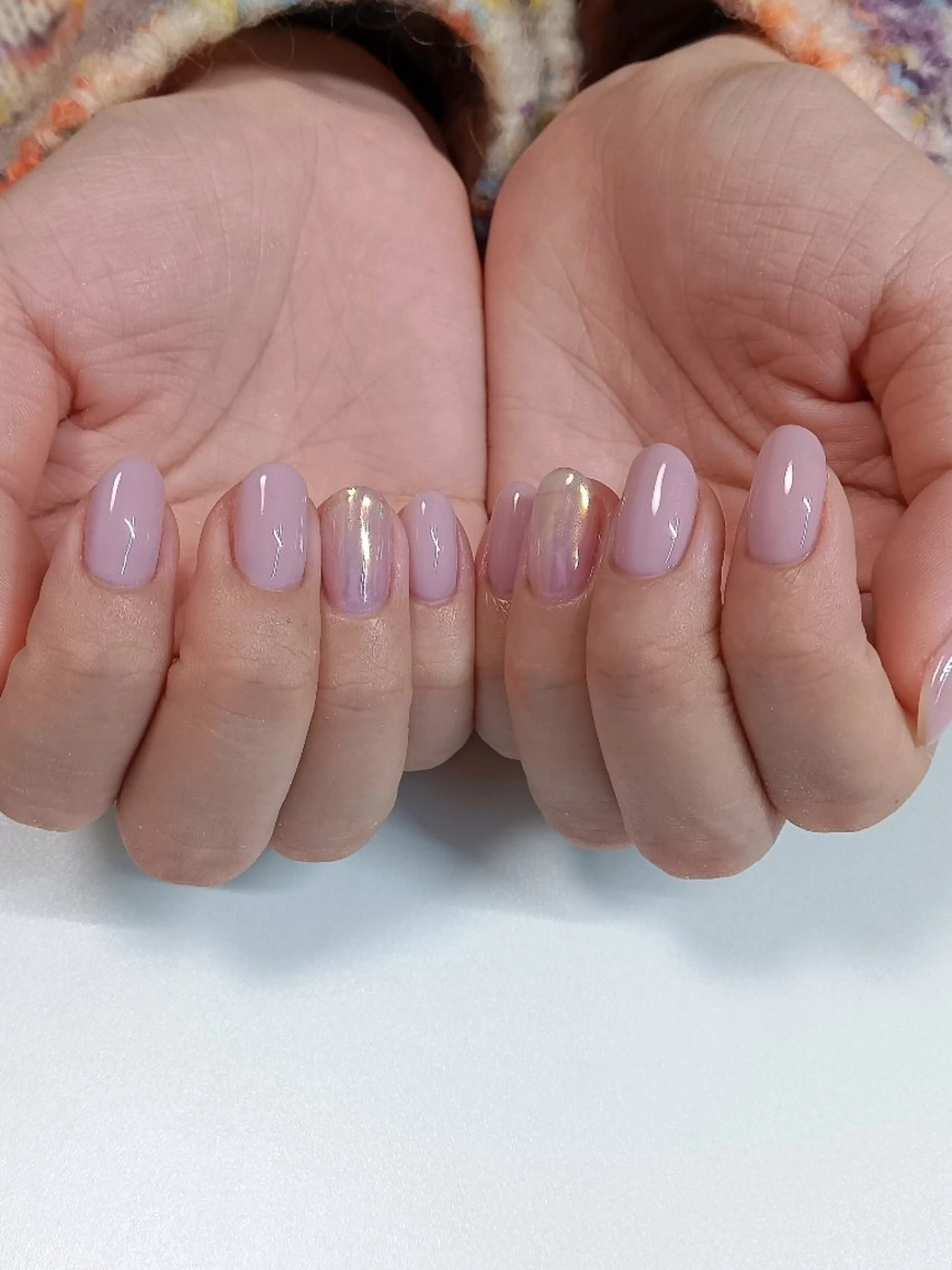 ネイル マグネットネイル ミラーネイル ワンカラーネイル Chipi Nodokaのネイルデザイン