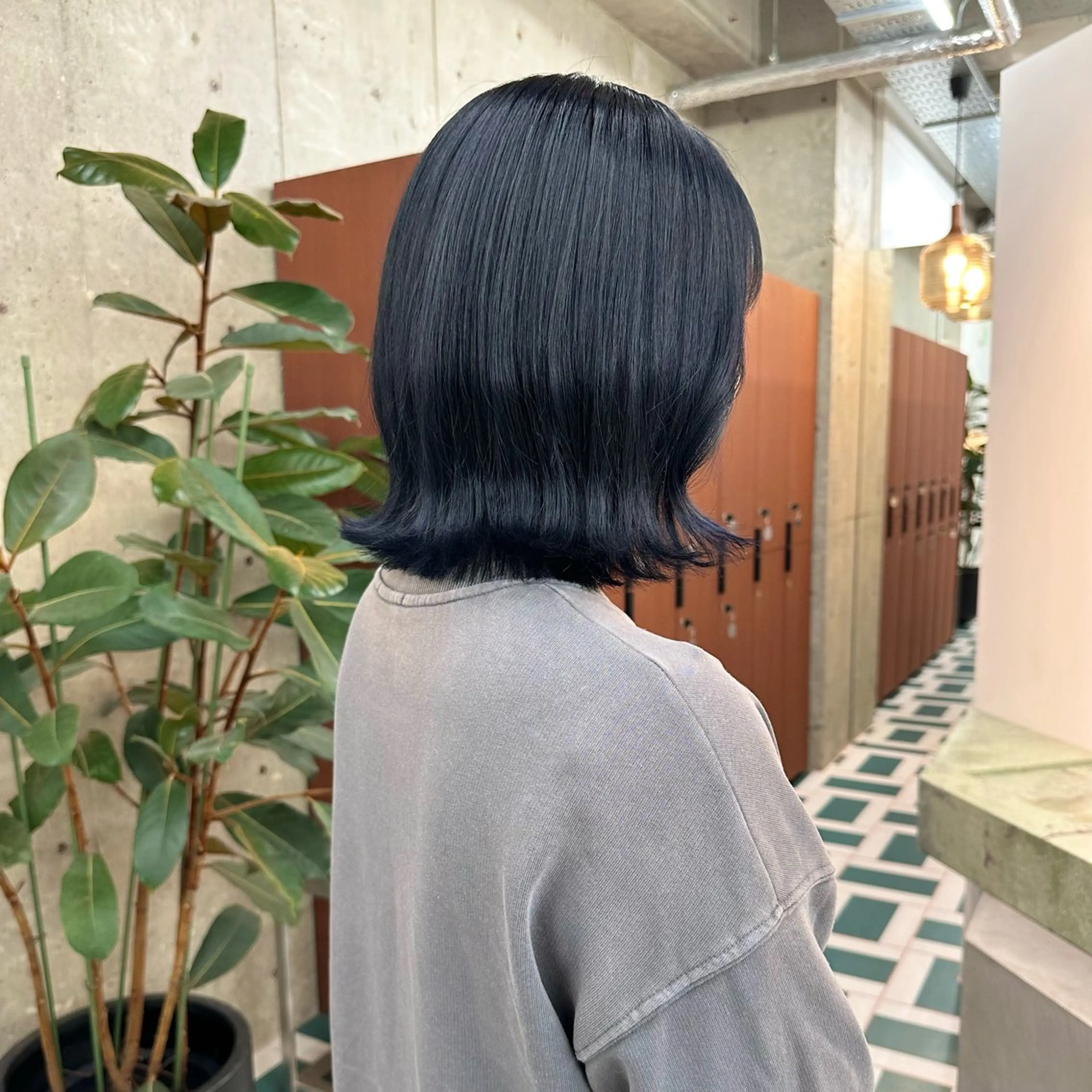 ミディアム カラー ボブ/艶髪/栄/ 名古屋/COCOのヘアスタイル