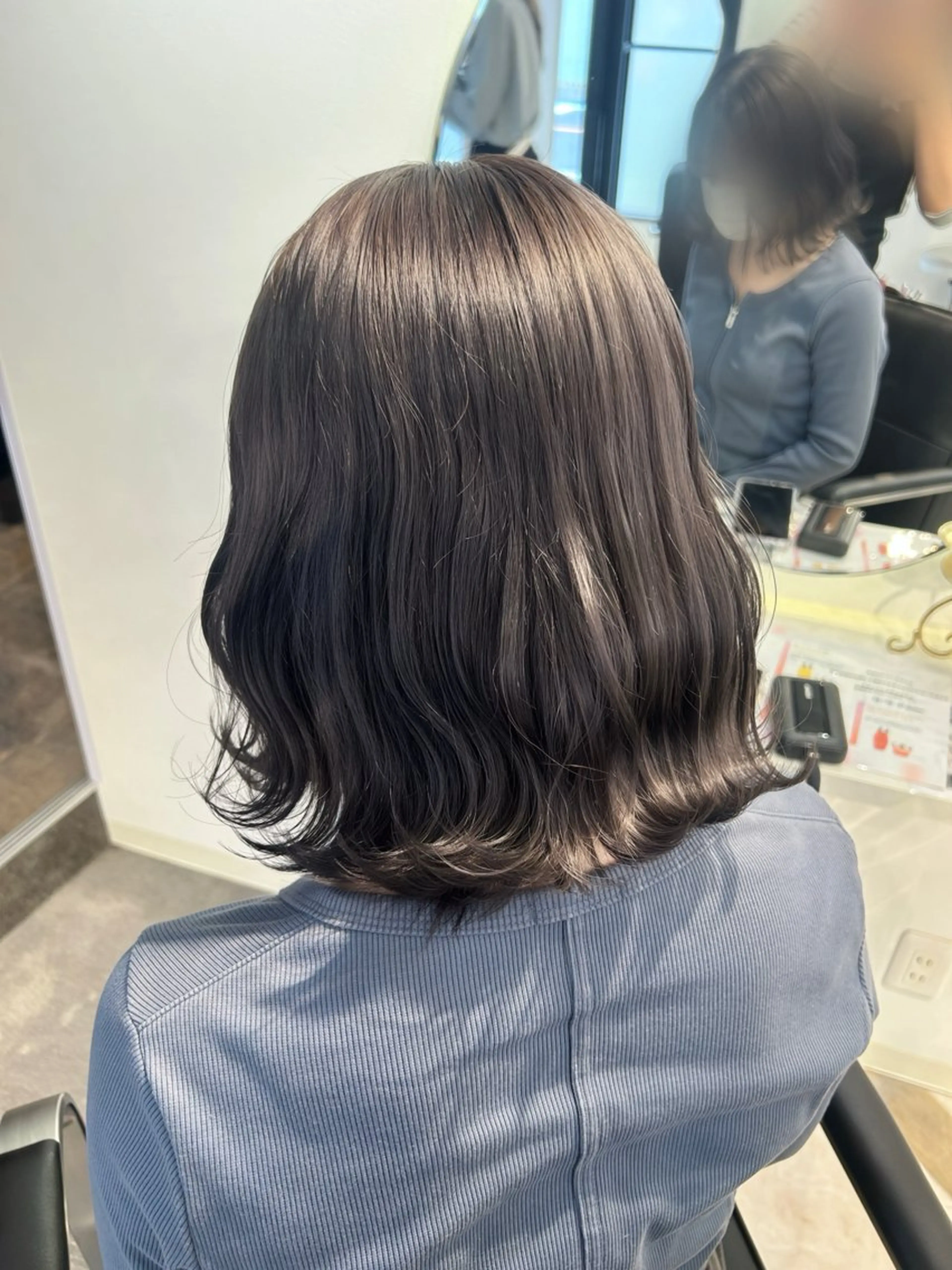 カラー アッシュ アッシュグレー ヘアカラー ☁️もえみ︎︎☁️ 上尾/モデル様募集中のヘアスタイル