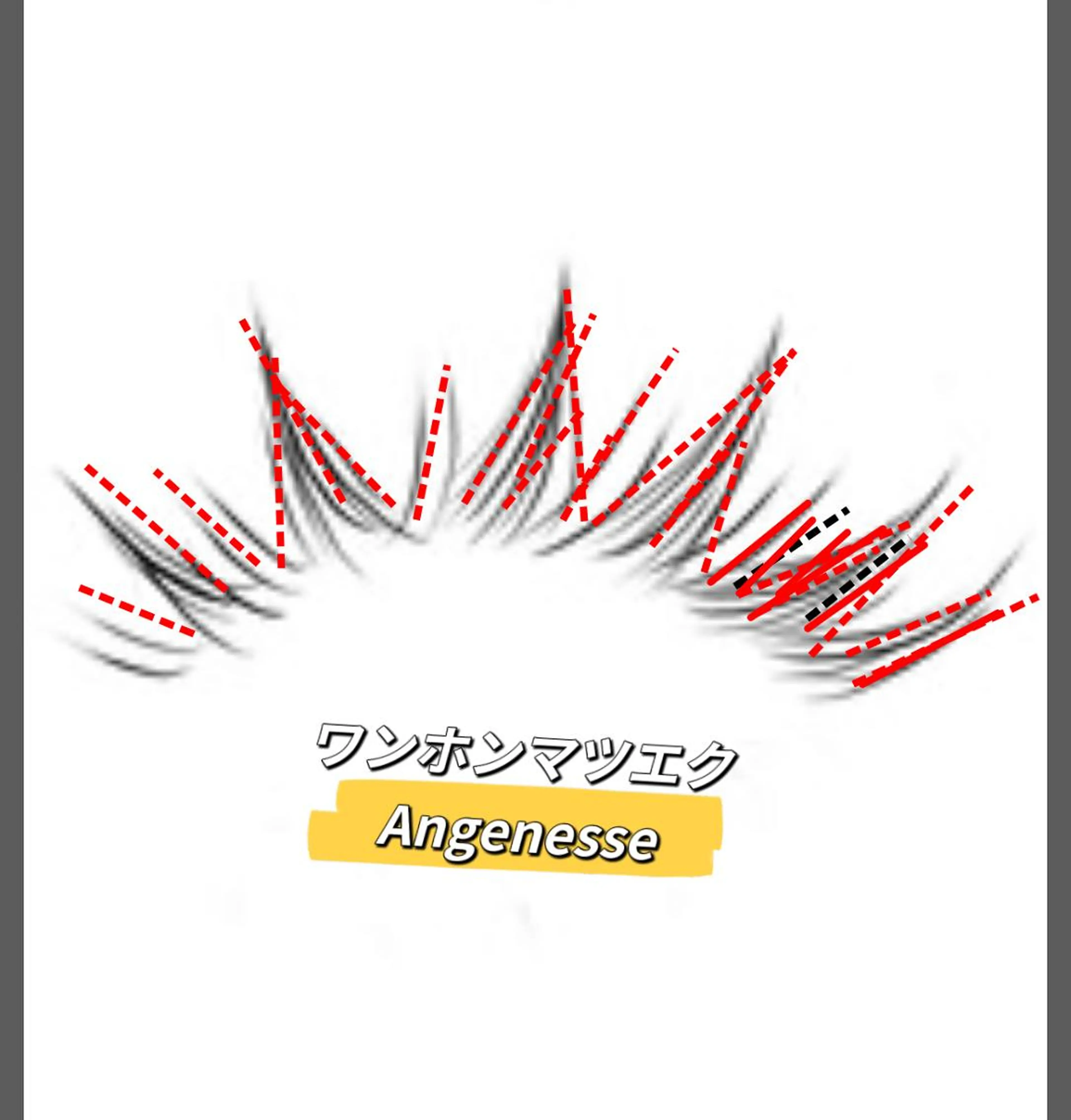 マツエク・マツパ まつげパーマ アンジュネス 池袋東口店のマツエク・マツパデザイン