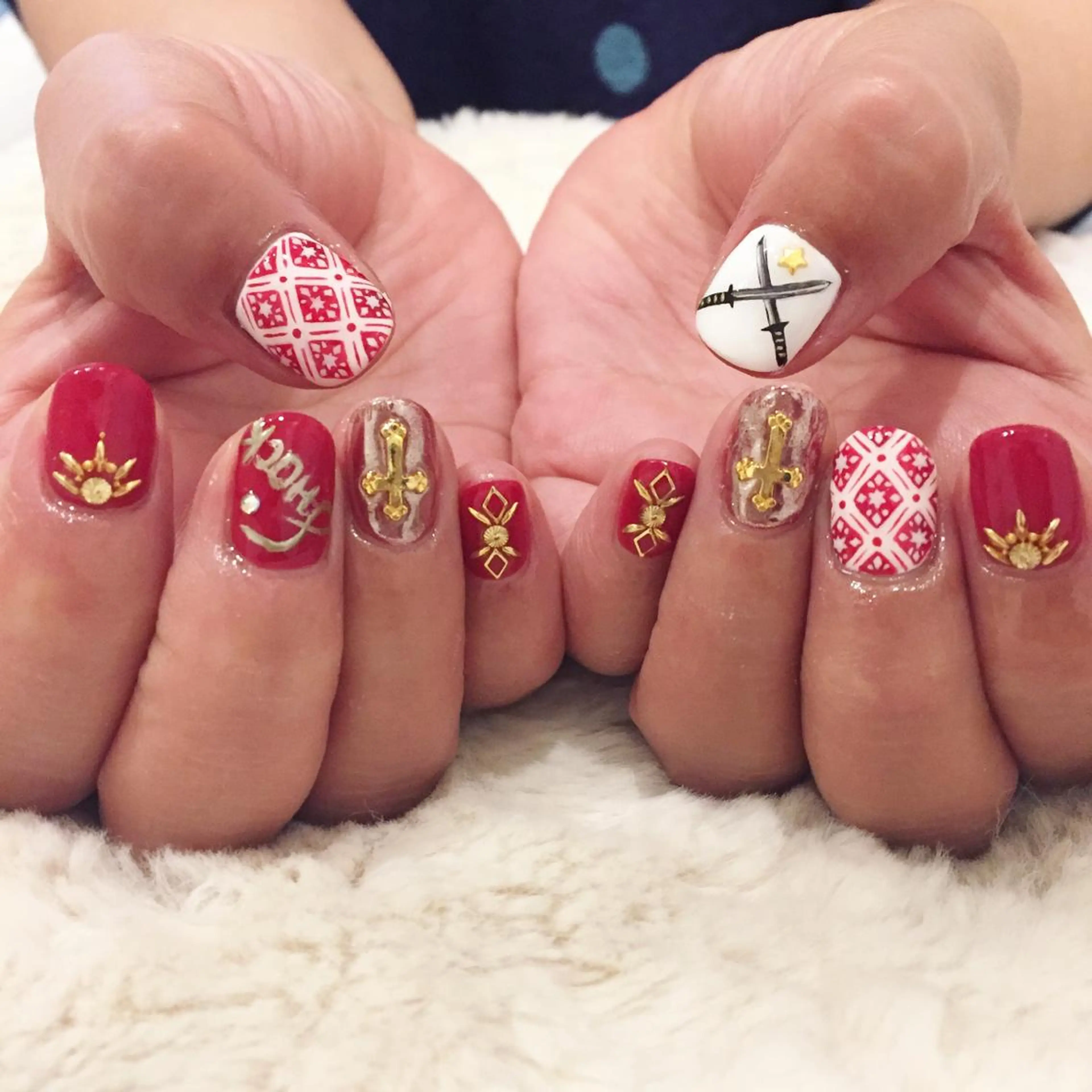 ネイル ジェルネイル 東 千夏のネイルデザイン