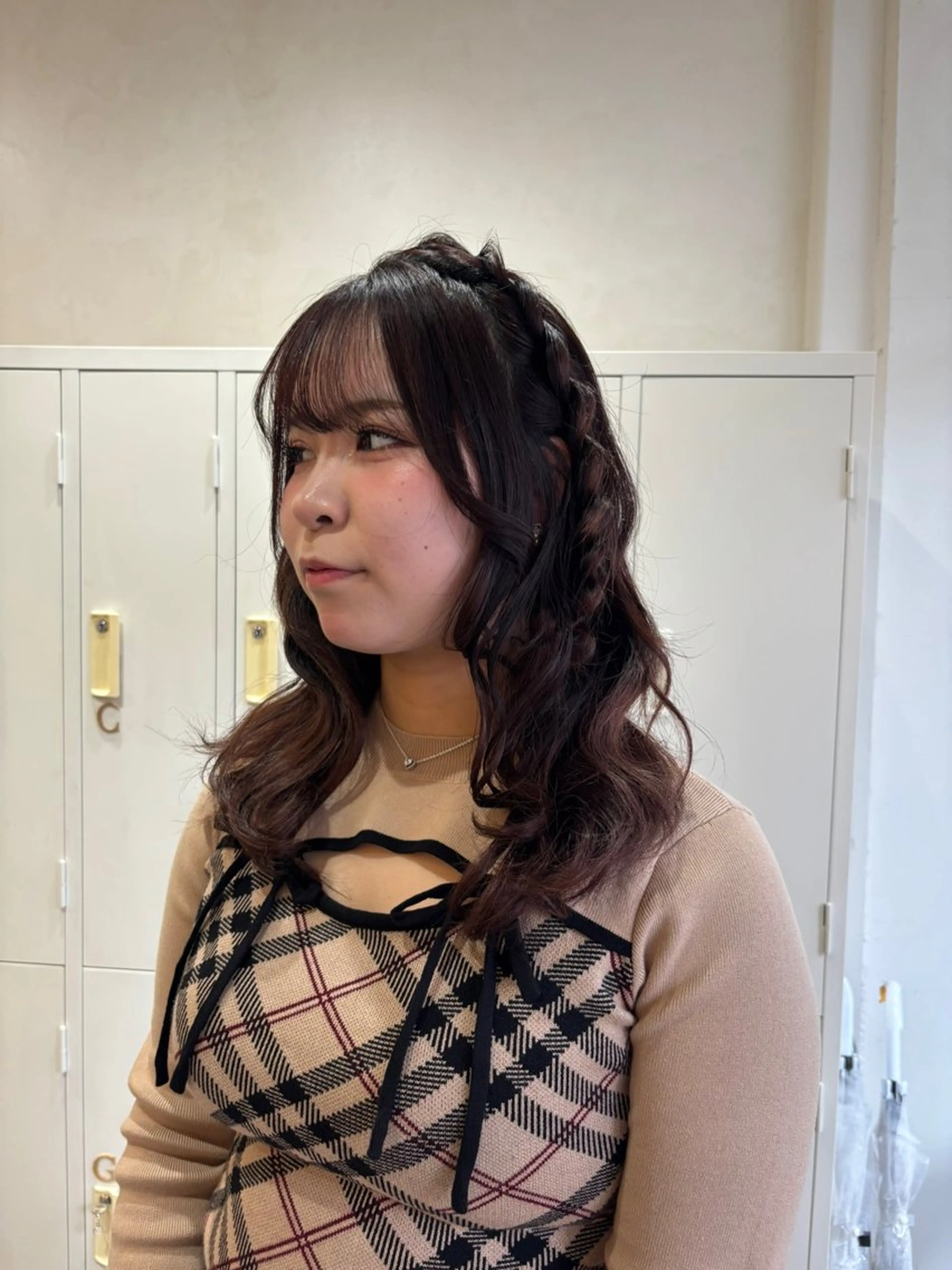 セミロング カット トリートメント ヘアセット 🧸似合わせデザイン ほそいけいこ🧸のヘアスタイル