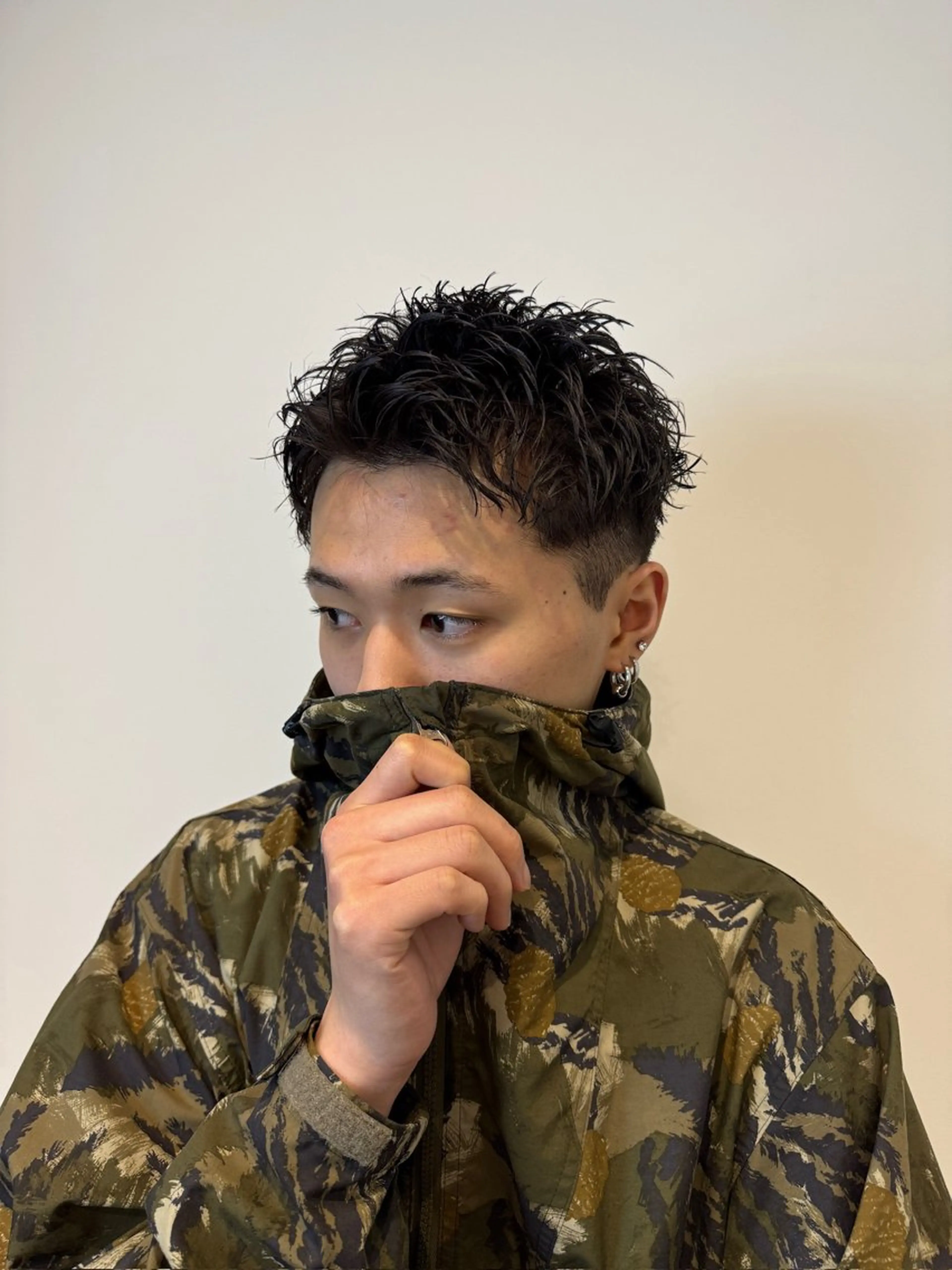 メンズ メンズパーマ メンズショート カット Miyabi.💋 ABEYLEVRAIのヘアスタイル