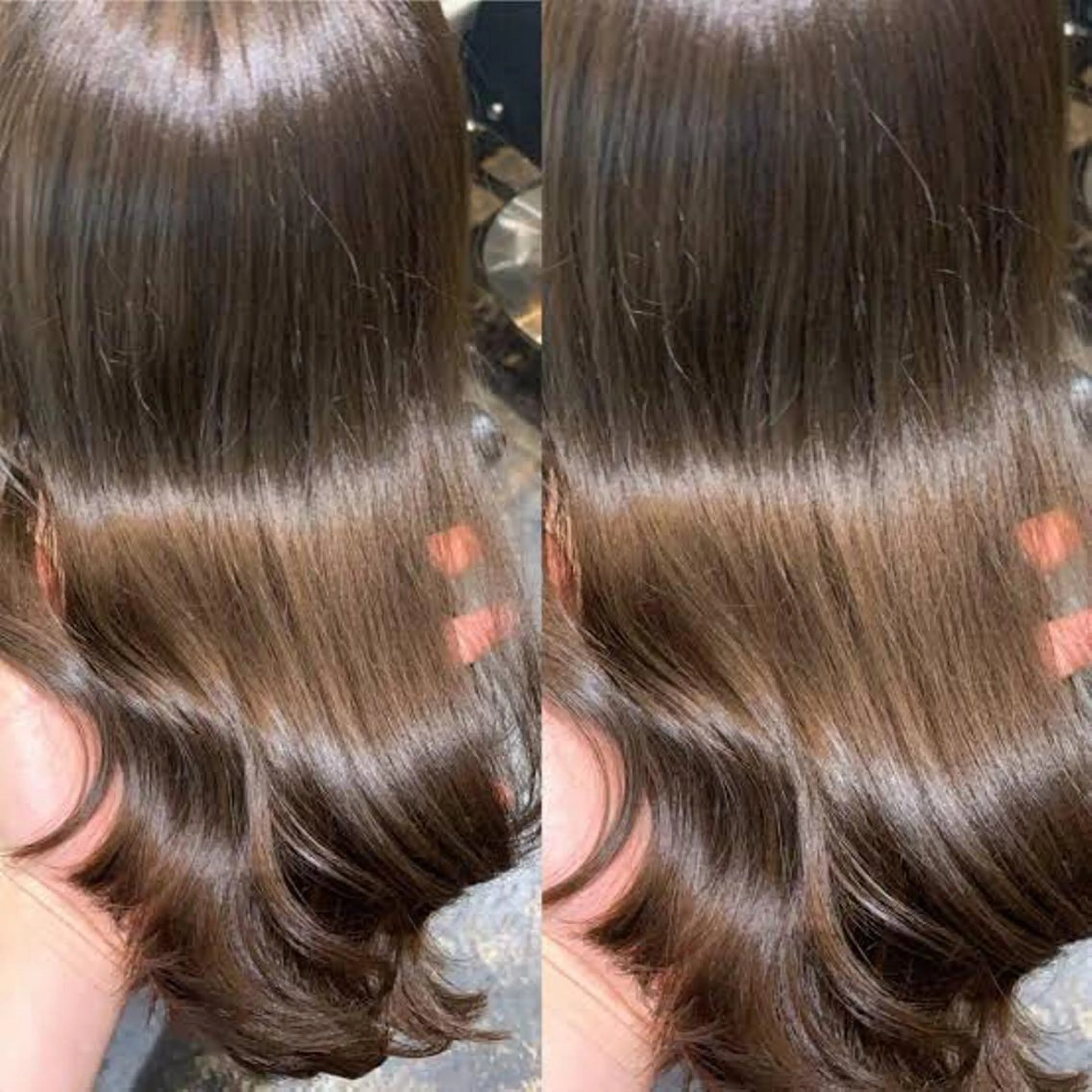 カラー レイヤー 艶々カラーのヘアスタイル