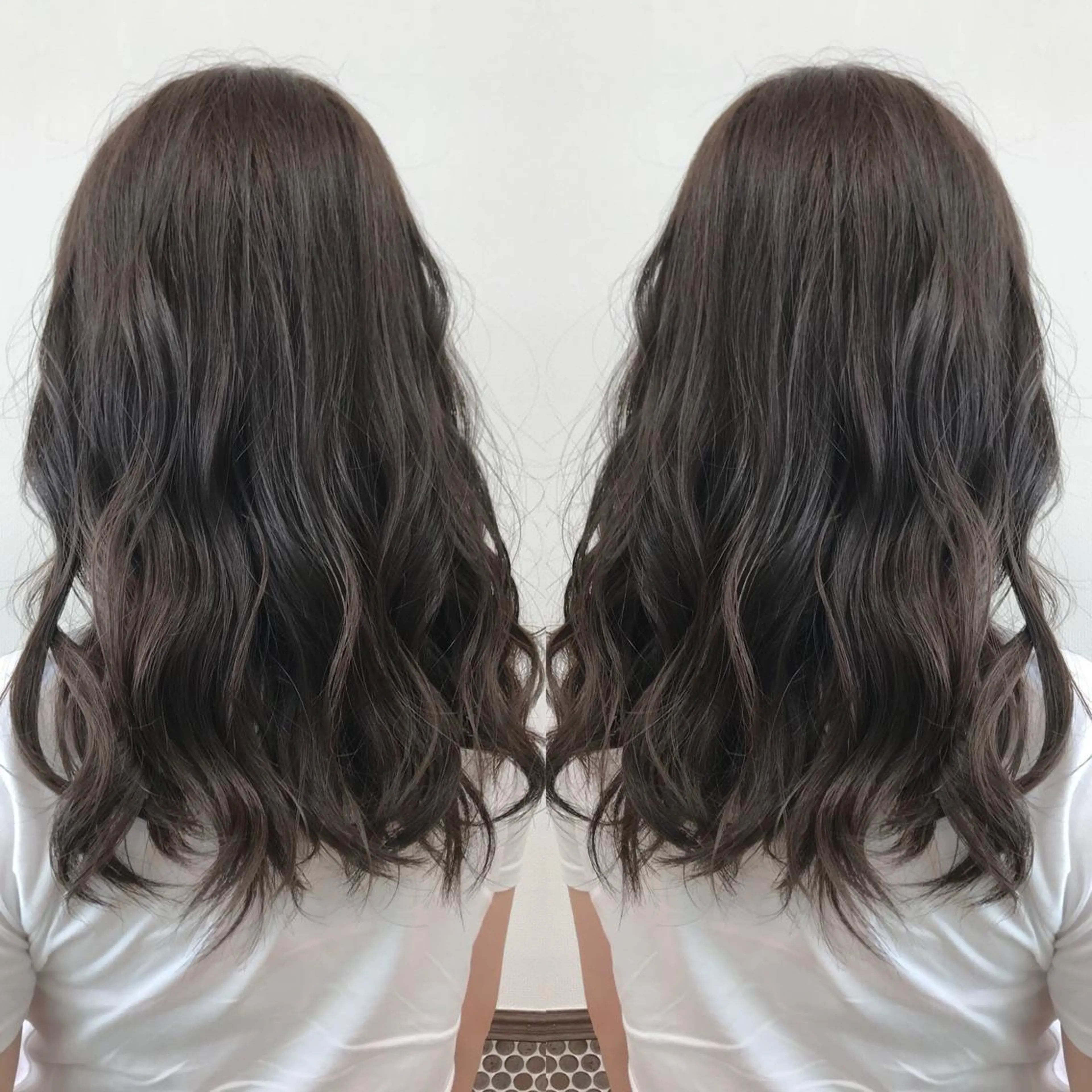 ロング 似合わせ/透明感カラ ー/QUATRO谷口のヘアスタイル