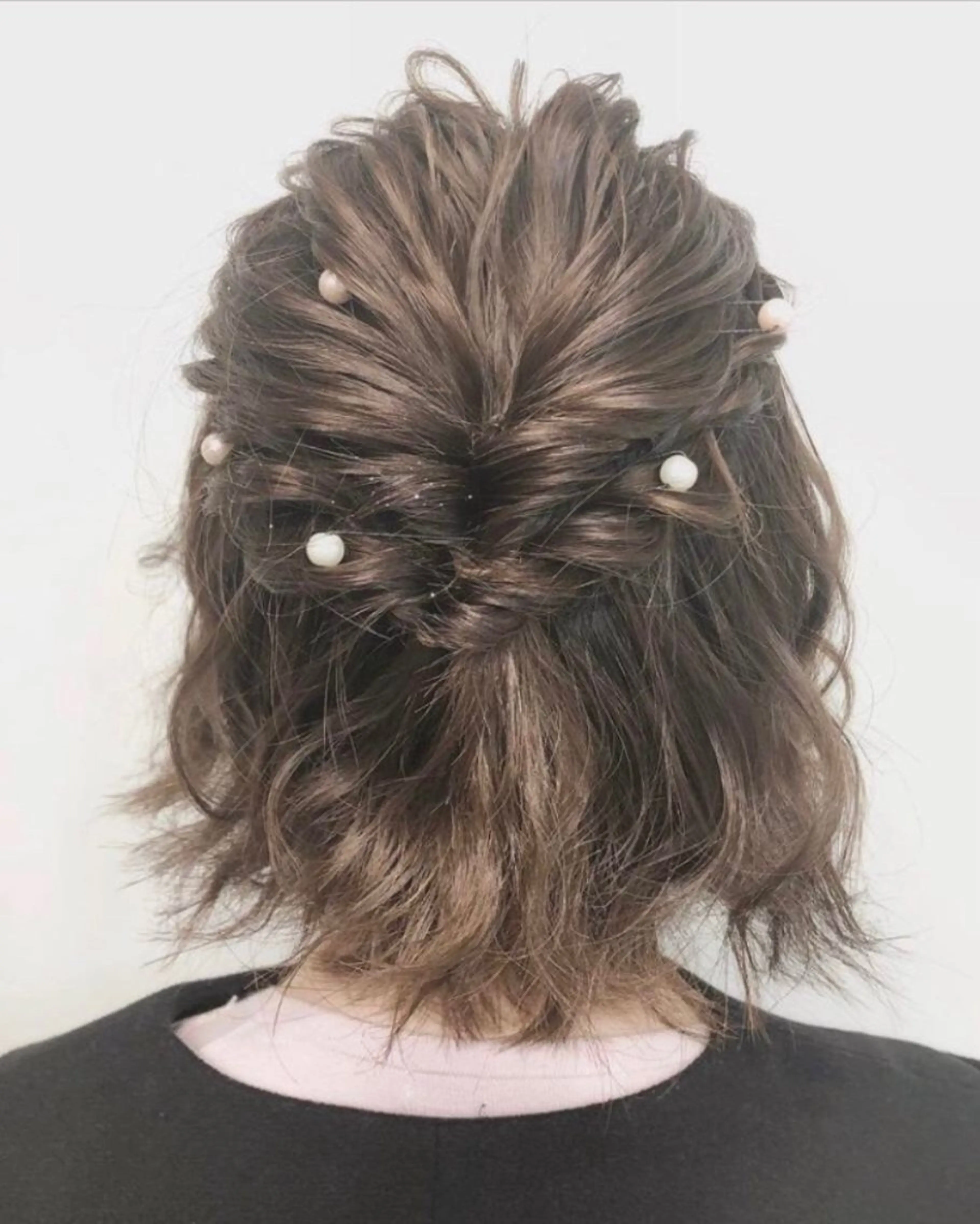セミロング カラー パーマ ヘアアレンジ メンズ キッズ ハーフアップ 子どものヘアアレンジ メンズバレイヤージュ メンズブリーチ メンズハイライト カット ヘアカラー トリートメント ヘッドスパ ヘアセット kotona 🤍miuraのヘアスタイル