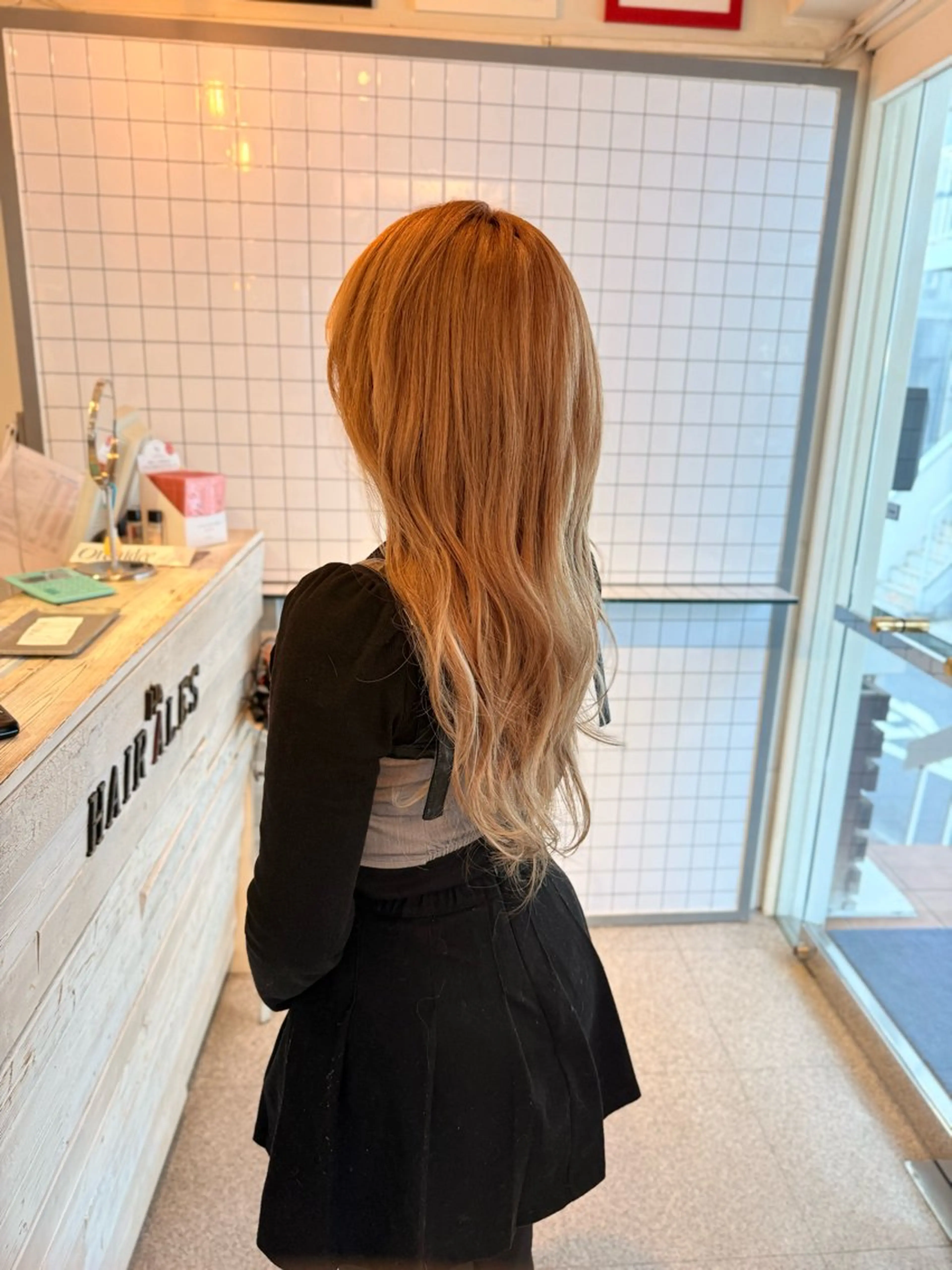 ロング カラー ウルフレイヤー エクステ/kokiのヘアスタイル