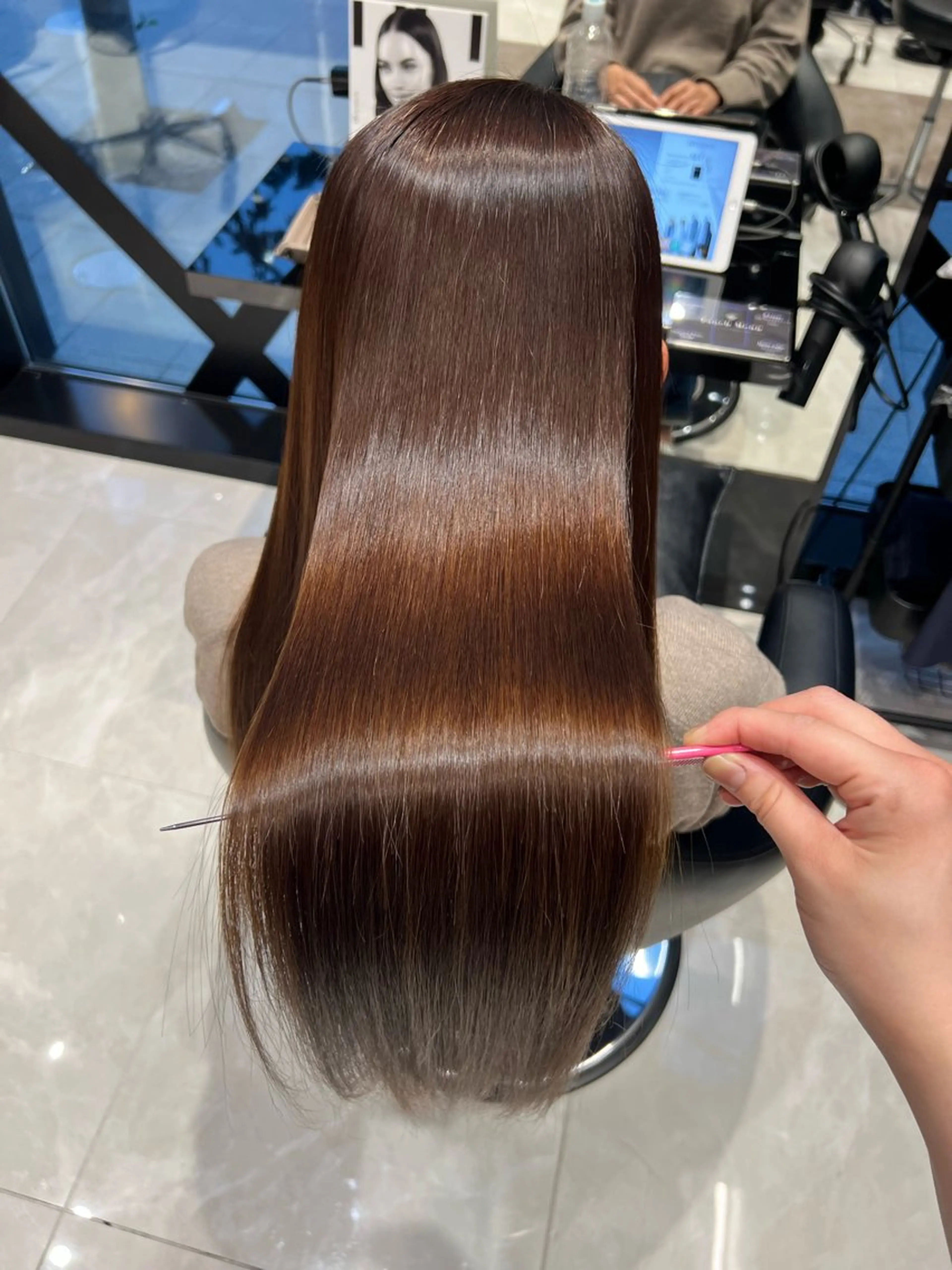 縮毛矯正 中村 夢咲のヘアスタイル