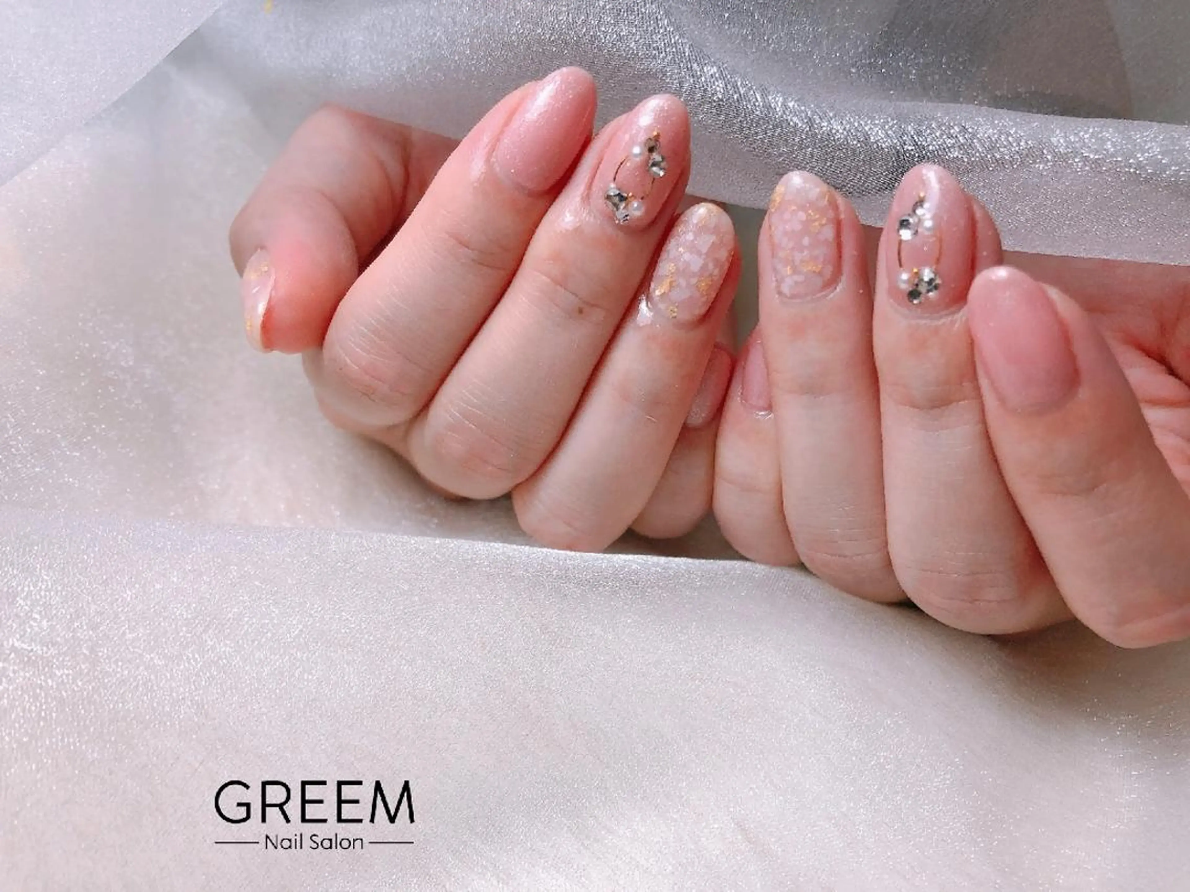 ネイル オフィスネイル ハンドネイル GREEM グリームのネイルデザイン