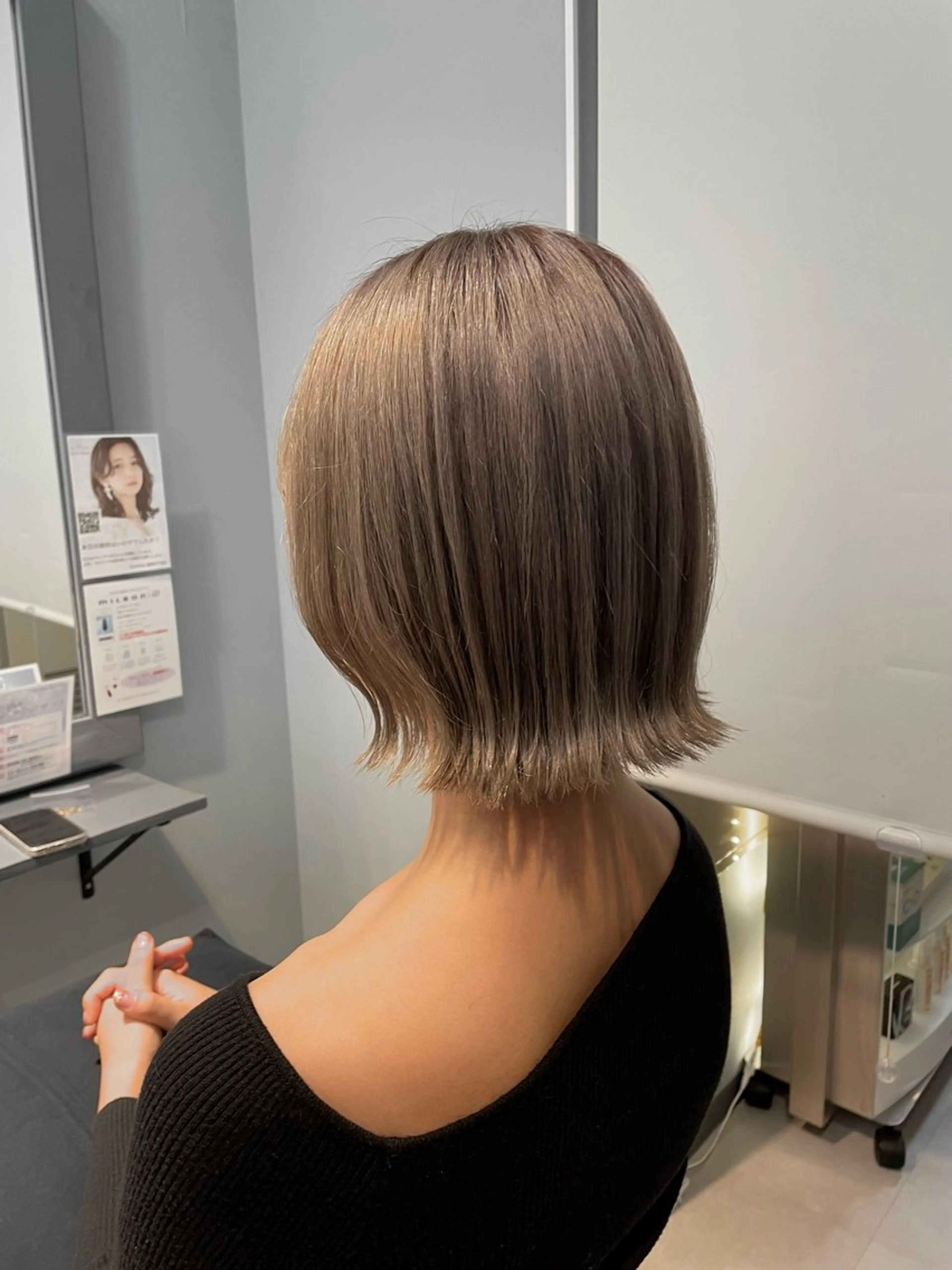 ショート ボブ カット ヘアカラー トリートメント 銀座・有楽町 かけるのヘアスタイル