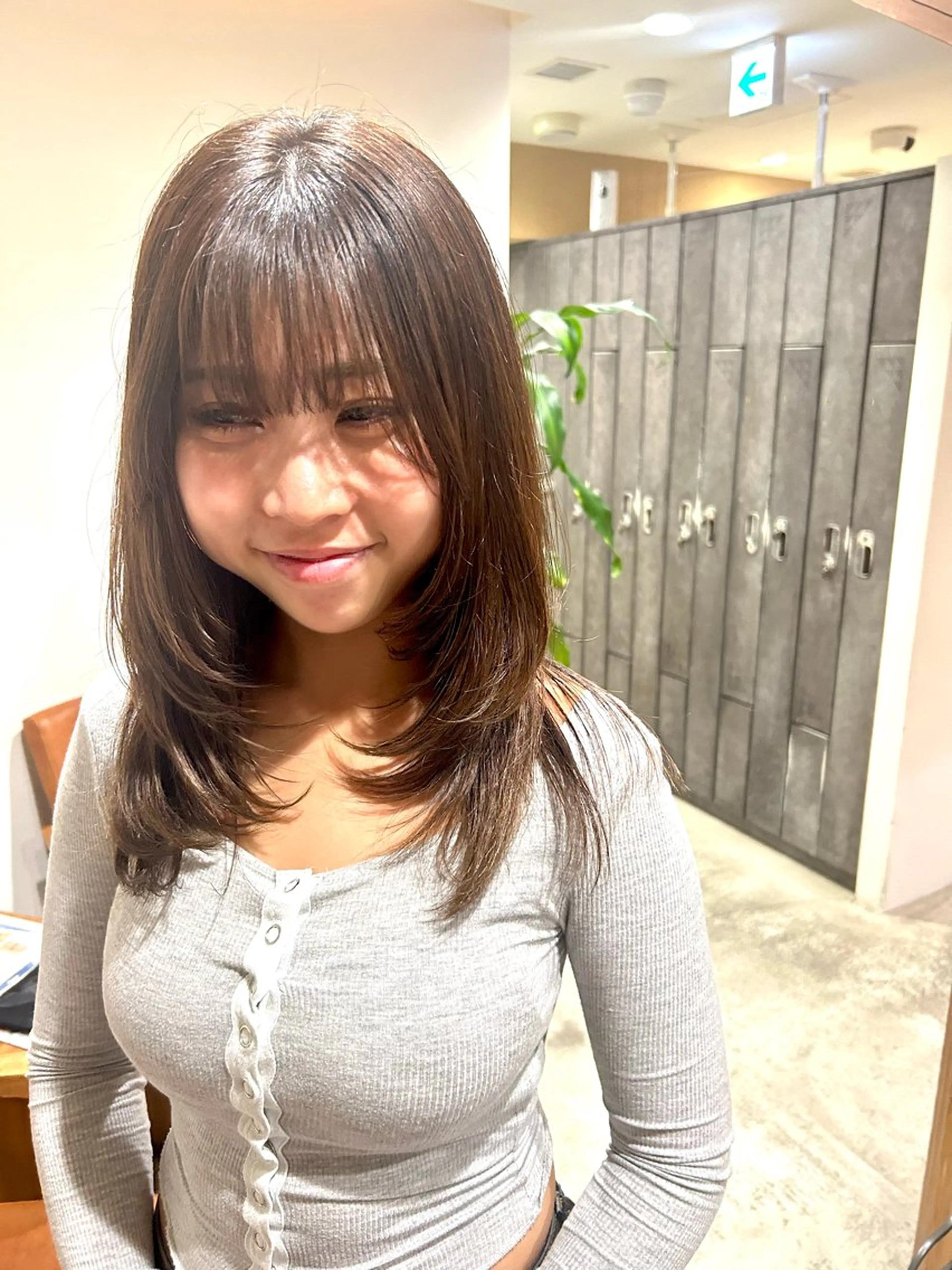 ミディアム レイヤーカット カット ボブレイヤー/ ブリーチ/miyuuのヘアスタイル