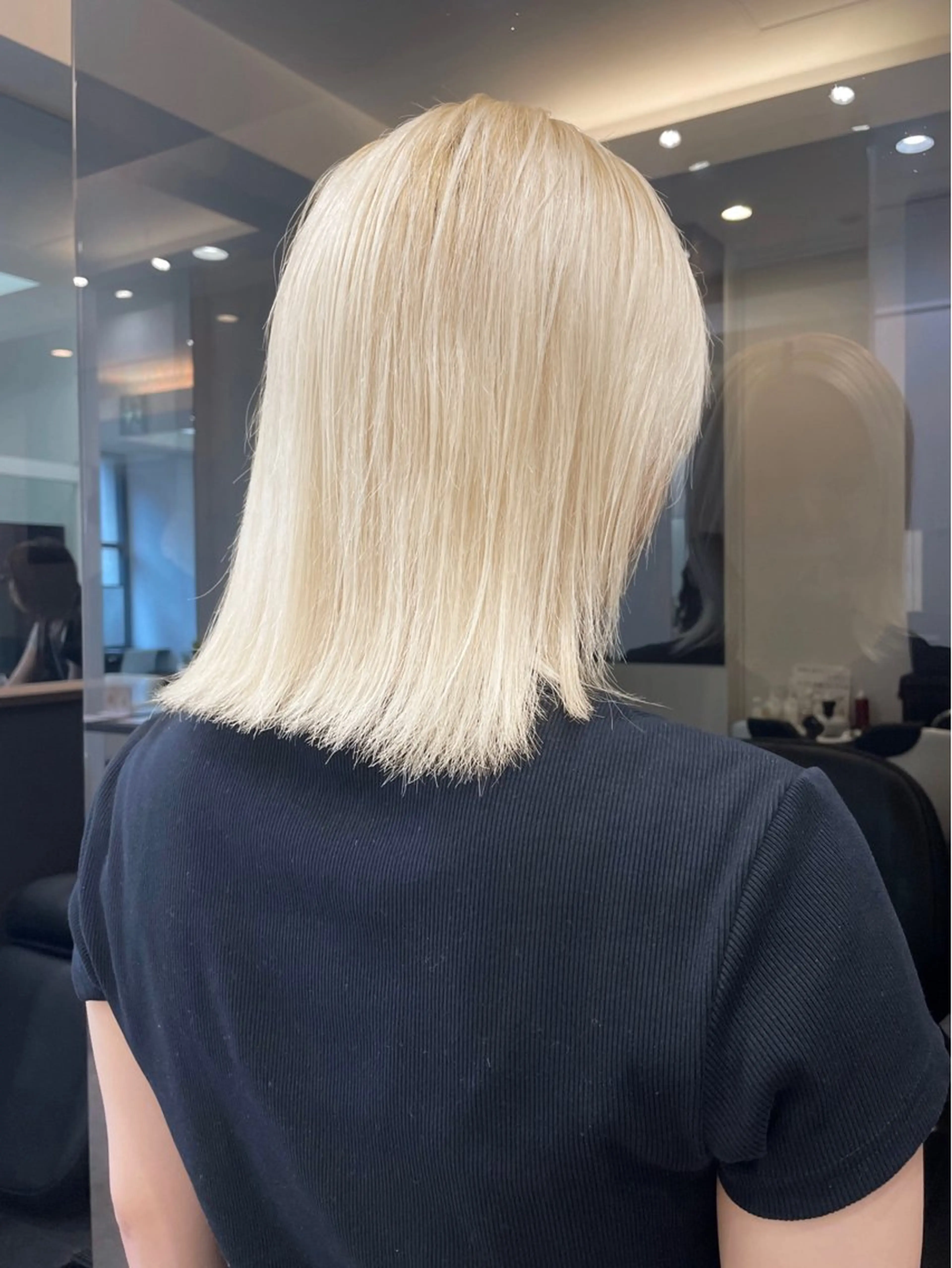 ミディアム カラー 🔥二刀流美容師🔥 渋谷/近澤瑠以✂︎のヘアスタイル