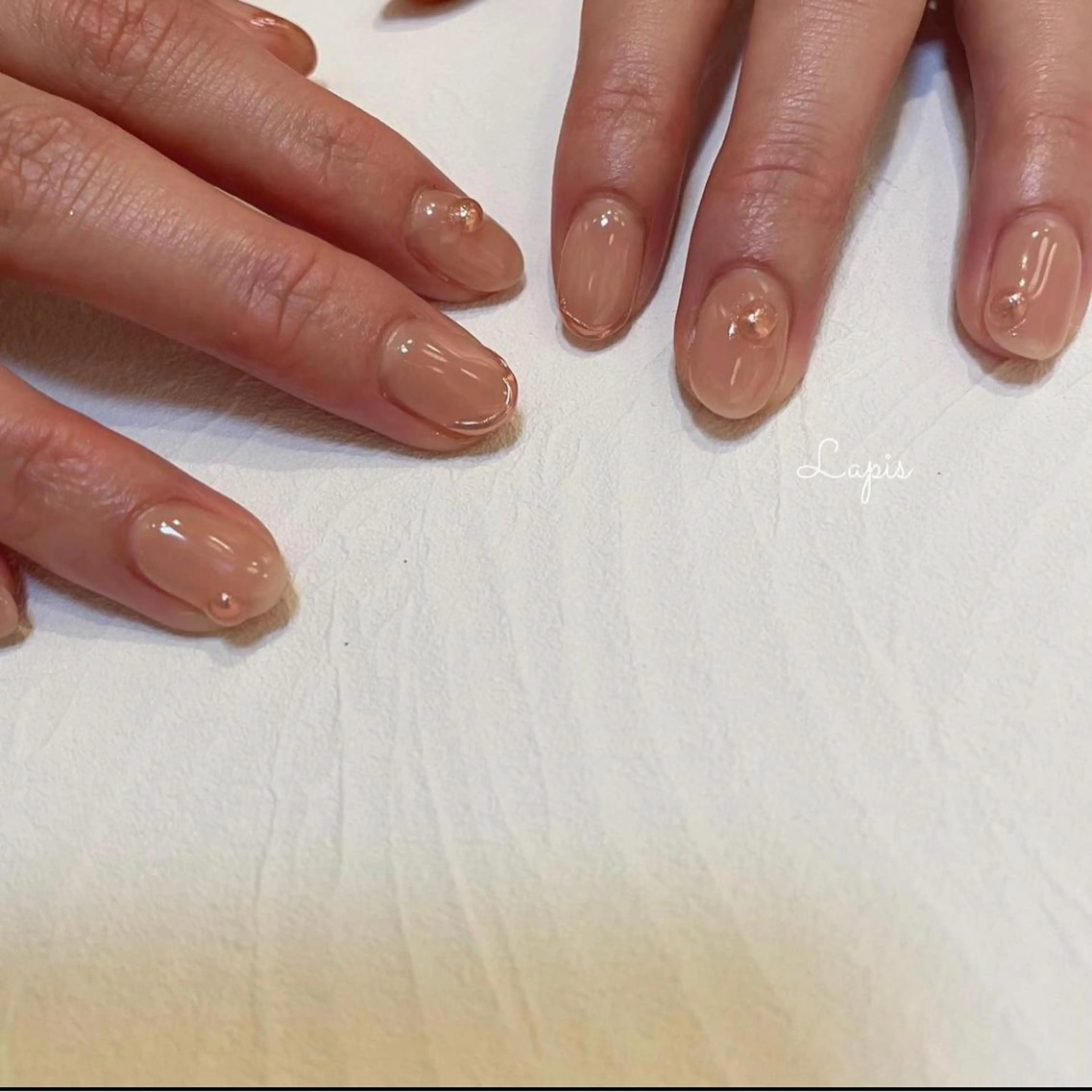 ネイル ハンドネイル Lapis *のネイルデザイン