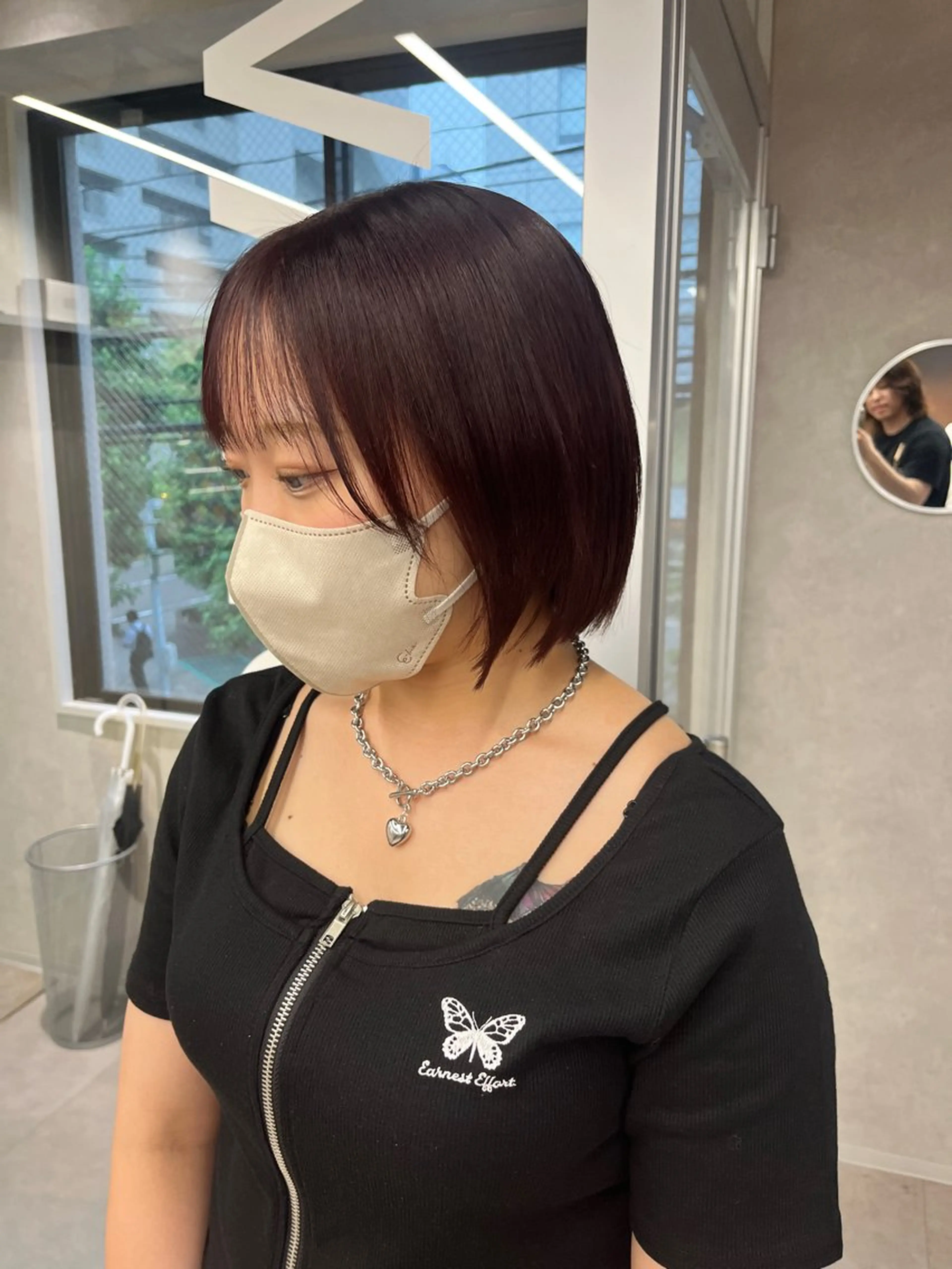 整えカット+暖色カラー+トリートメントの写真