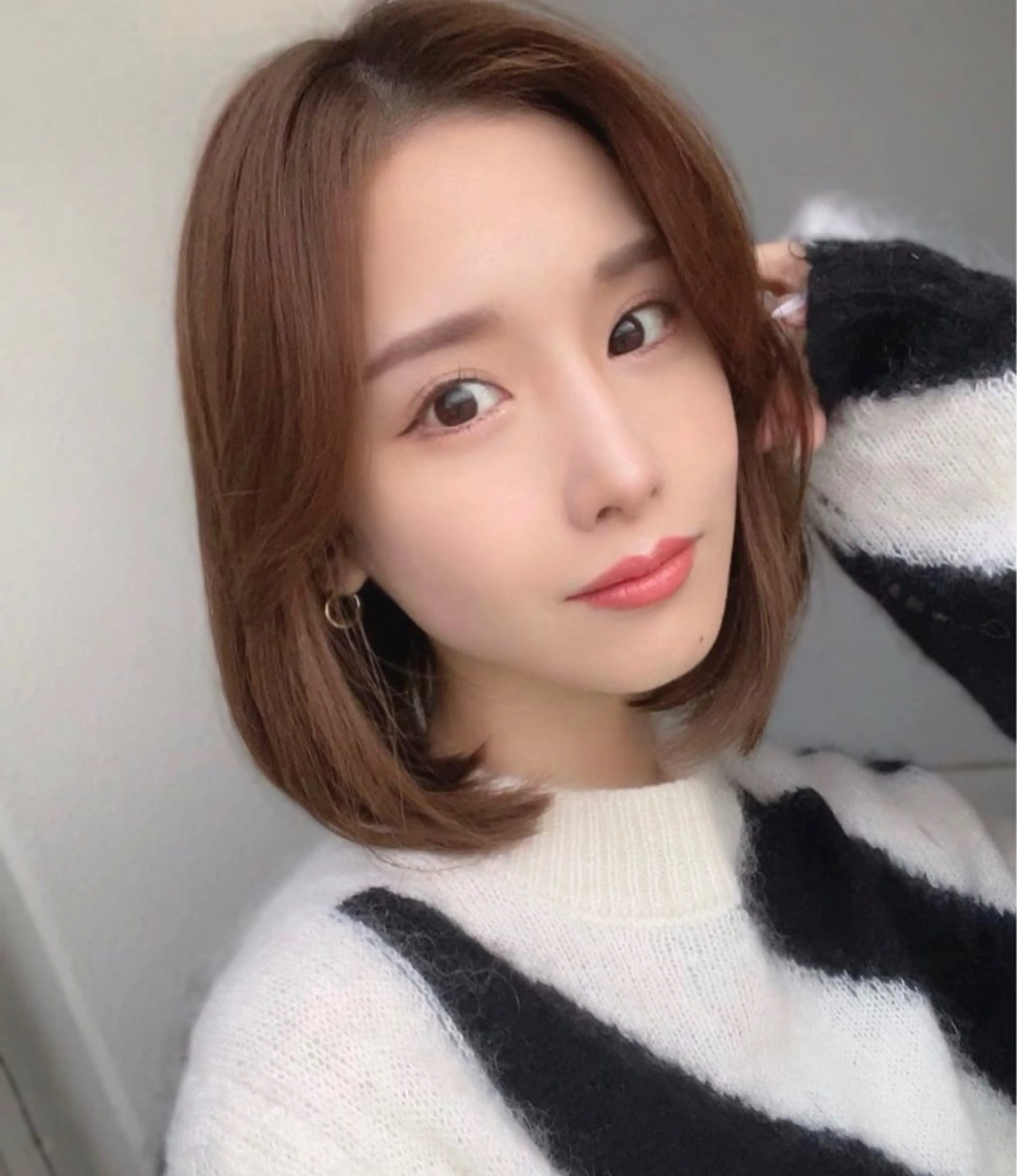 ミディアム カラー パーマ ヘアアレンジ ブリーチ デザインカラー イヤリングカラー ハイライトカラー ハイライト 野口 秀人 🫧髪質改善🫧のヘアスタイル