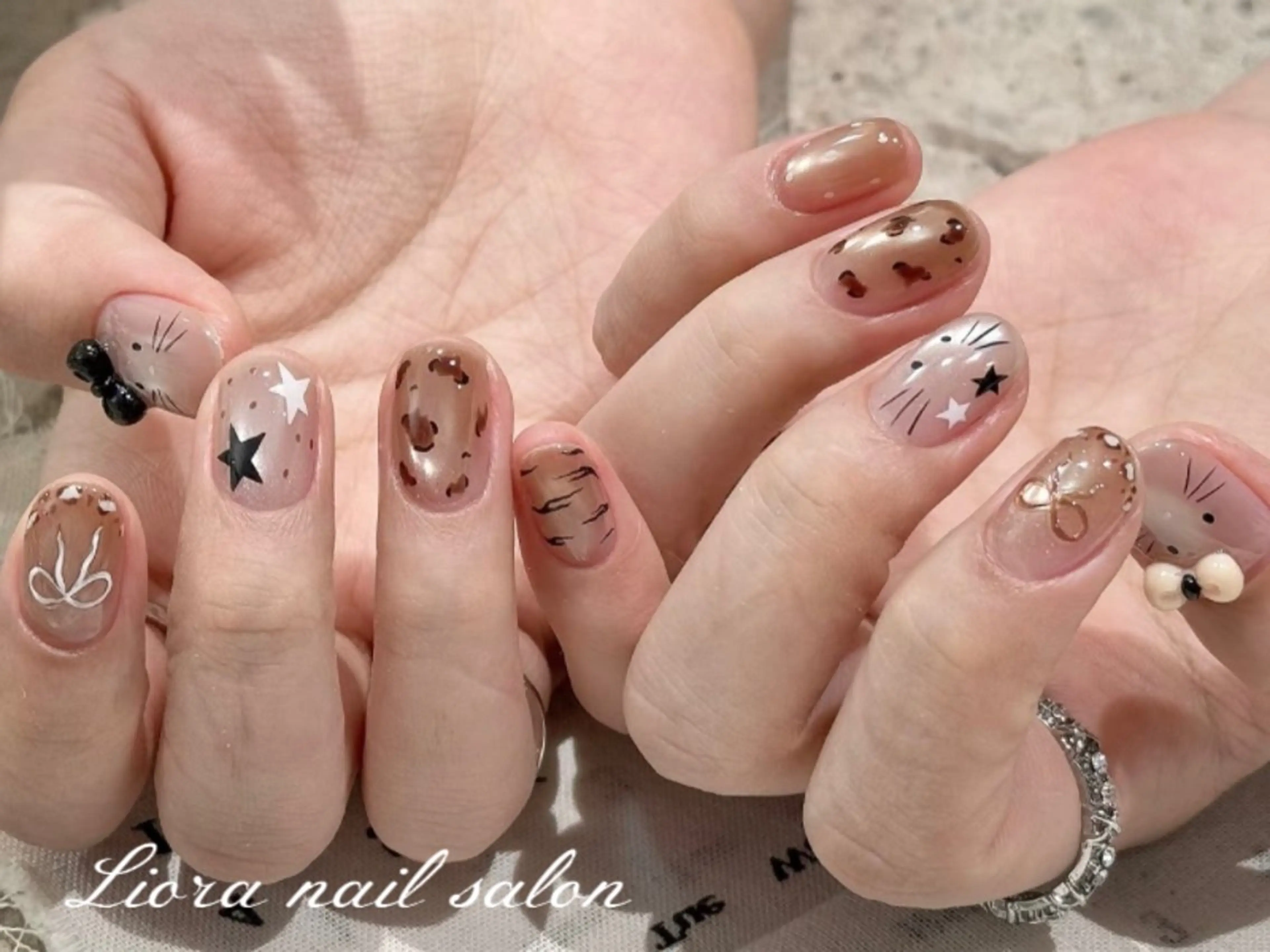 ネイル チークネイル フットネイル フレンチネイル ジェルネイル ガーリー ハンドネイル Liora nail スカルプ専門店のネイルデザイン