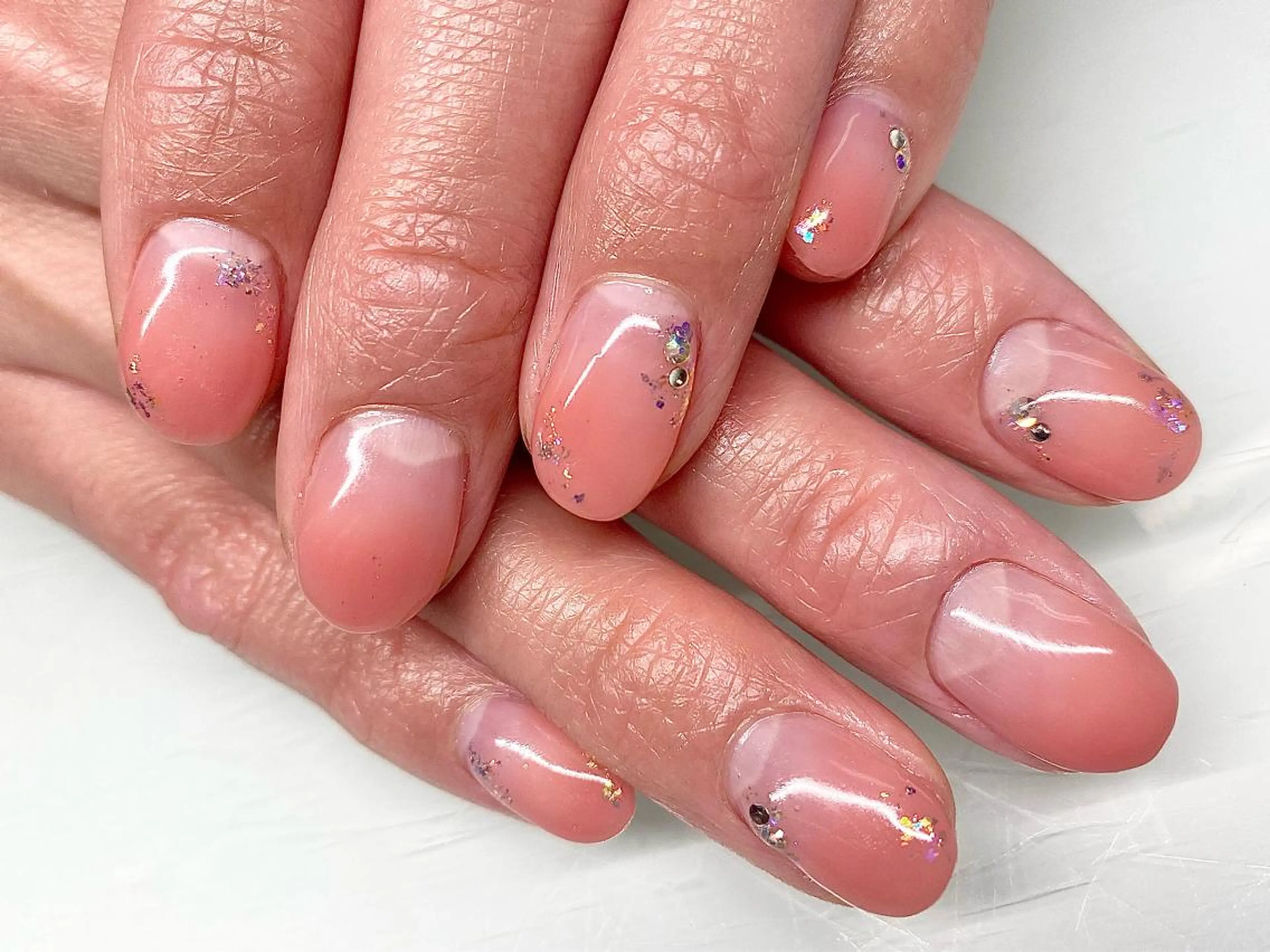 カラー ハンドネイル BABELバベル所属・江戸川橋✨BABEL 【バベル】大人可愛いのネイルデザイン