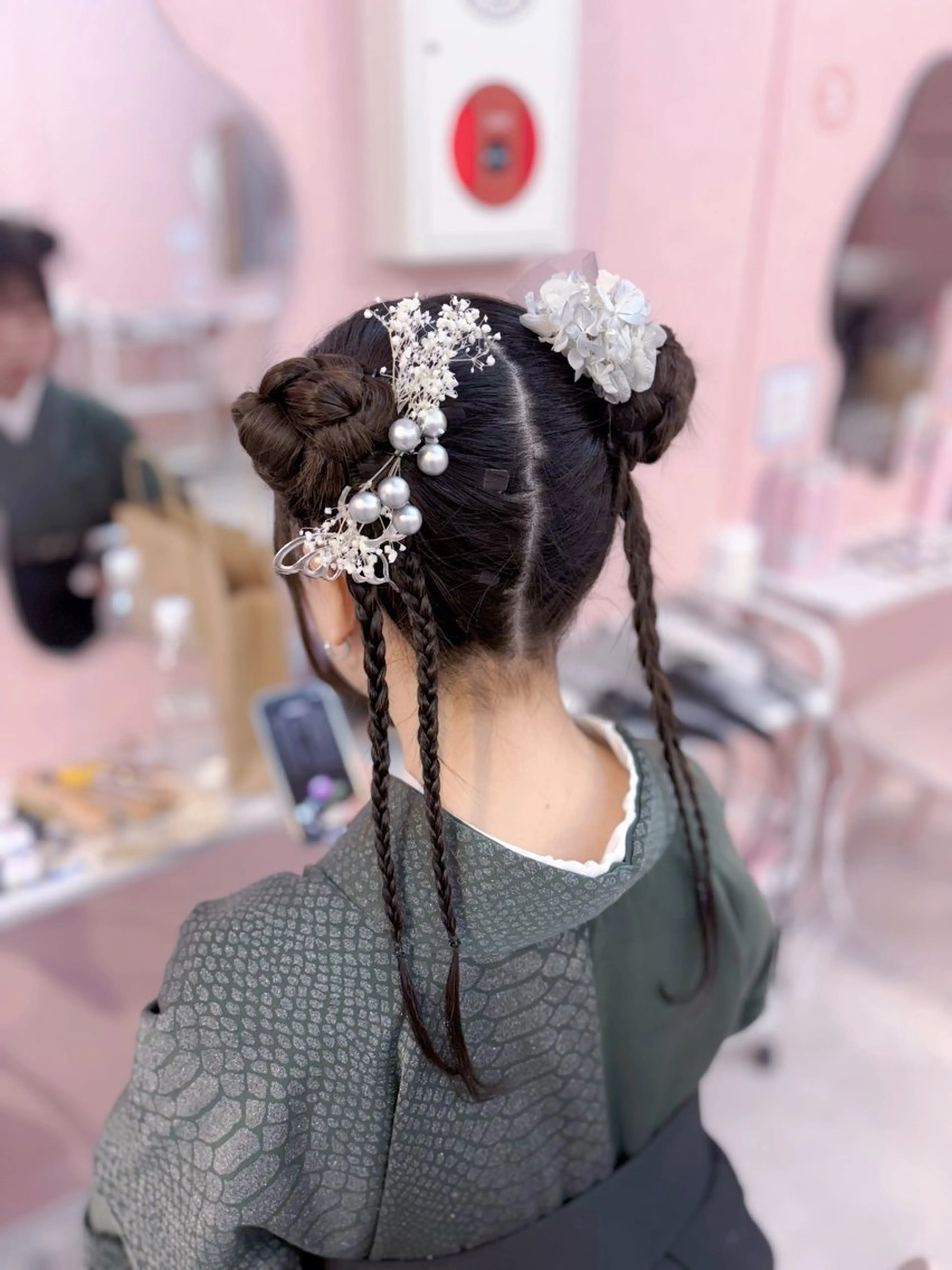 ロング ヘアセット LARME ヘアメ りほのヘアスタイル