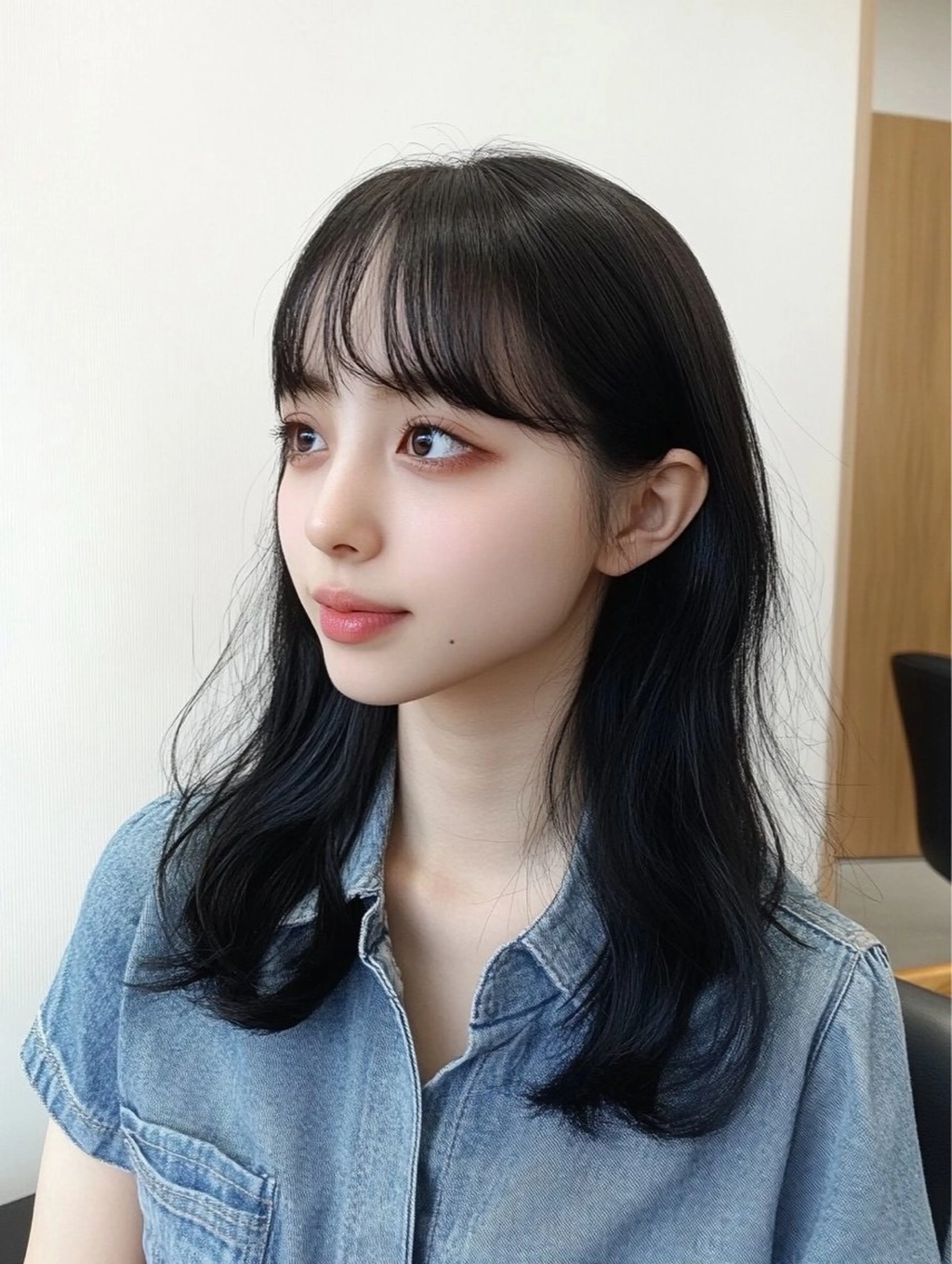 ミディアム カット 縮毛矯正 【髪質改善特化💎】 |後藤田湧太のヘアスタイル