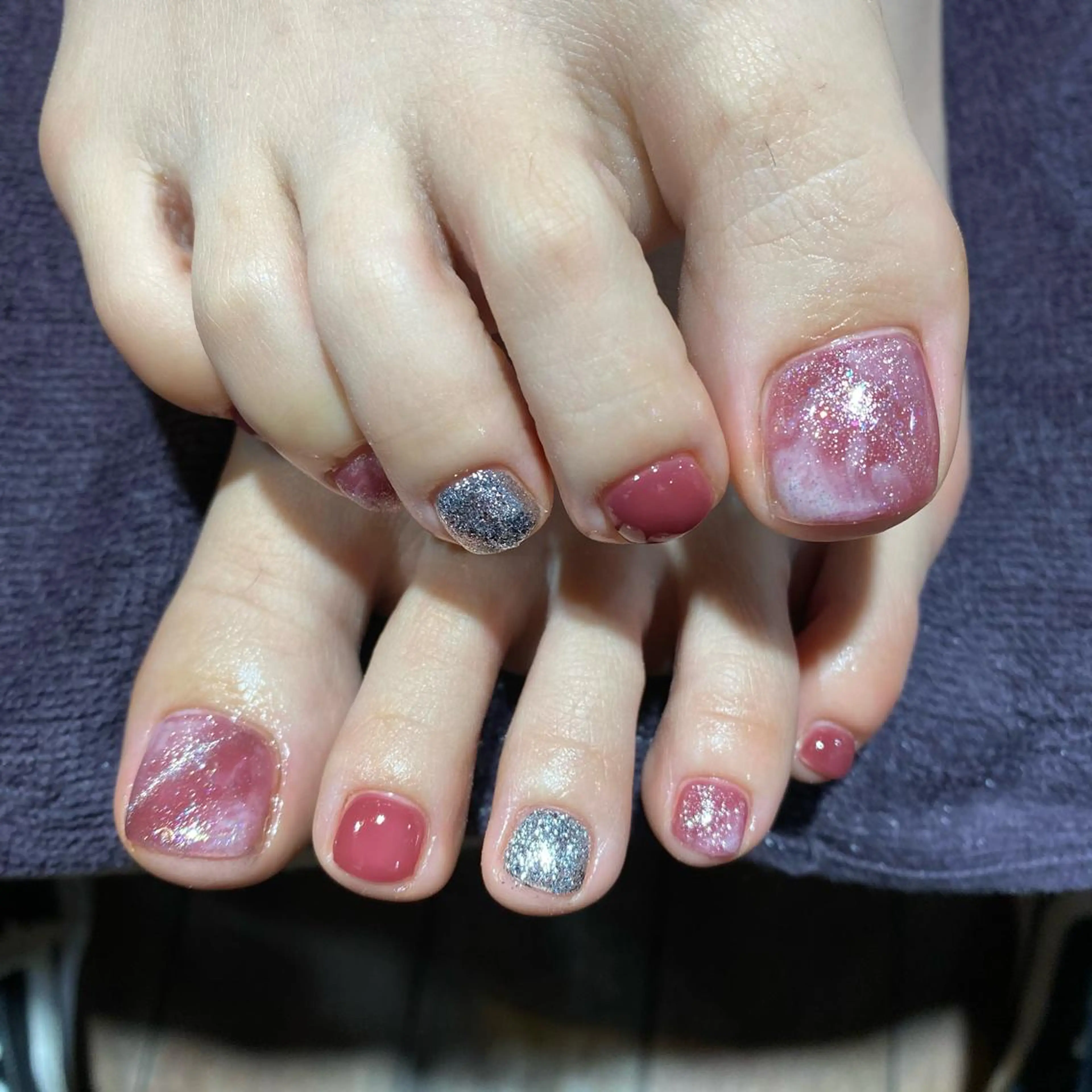 ネイル キラキラネイル ☺︎ NOZOMI☺︎のネイルデザイン