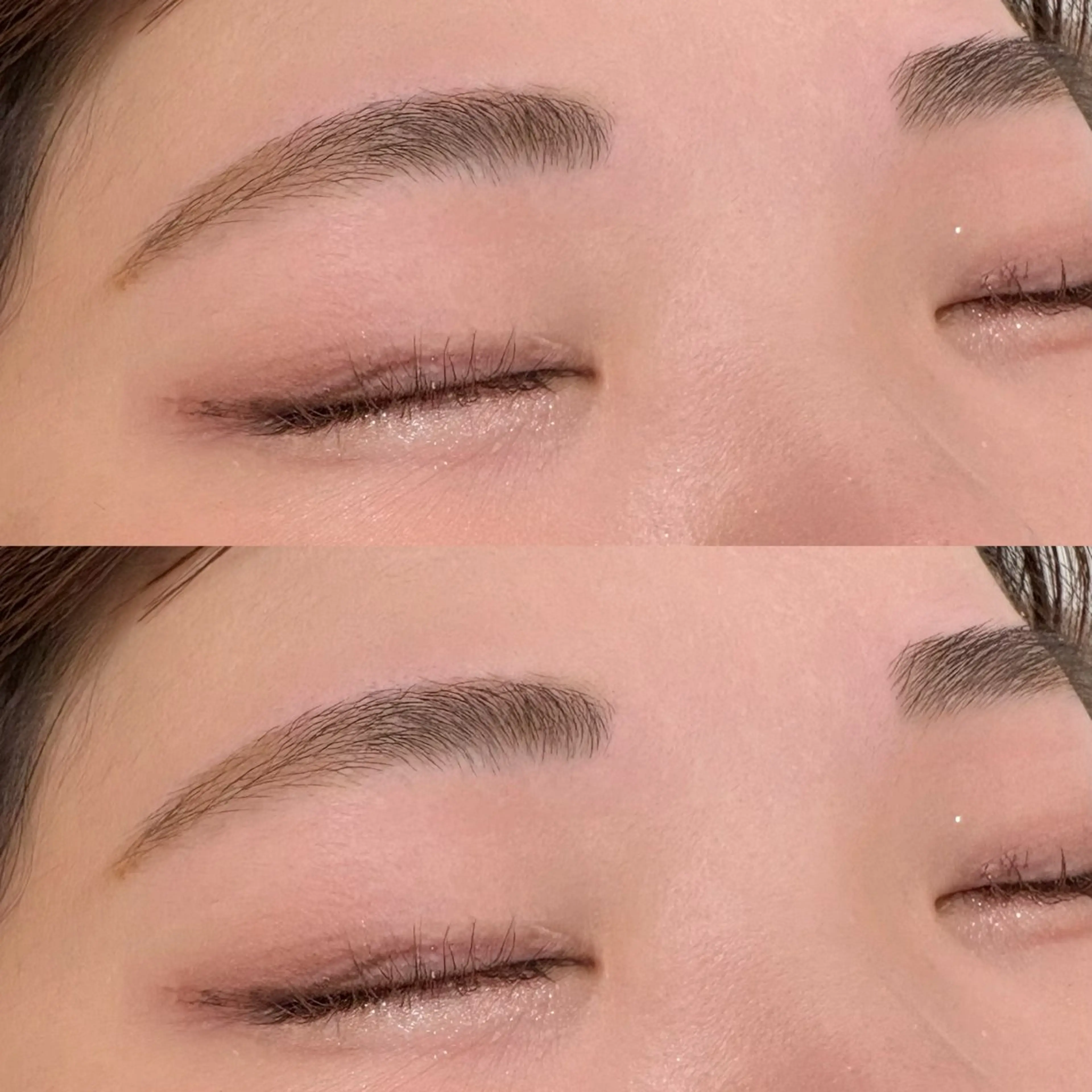 アイブロウ ワックス脱毛の写真