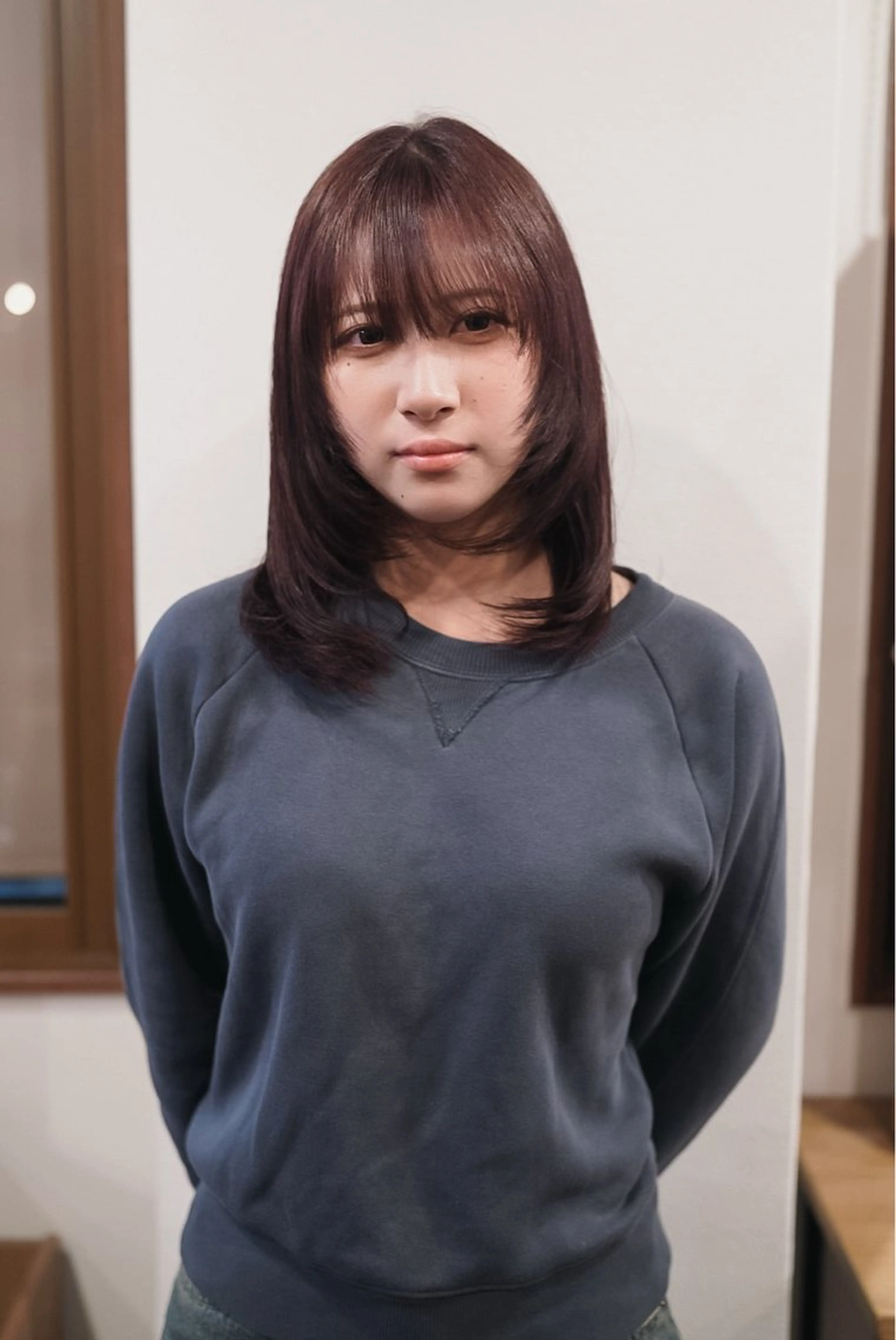 セミロング カラー 千葉 慎也のヘアスタイル