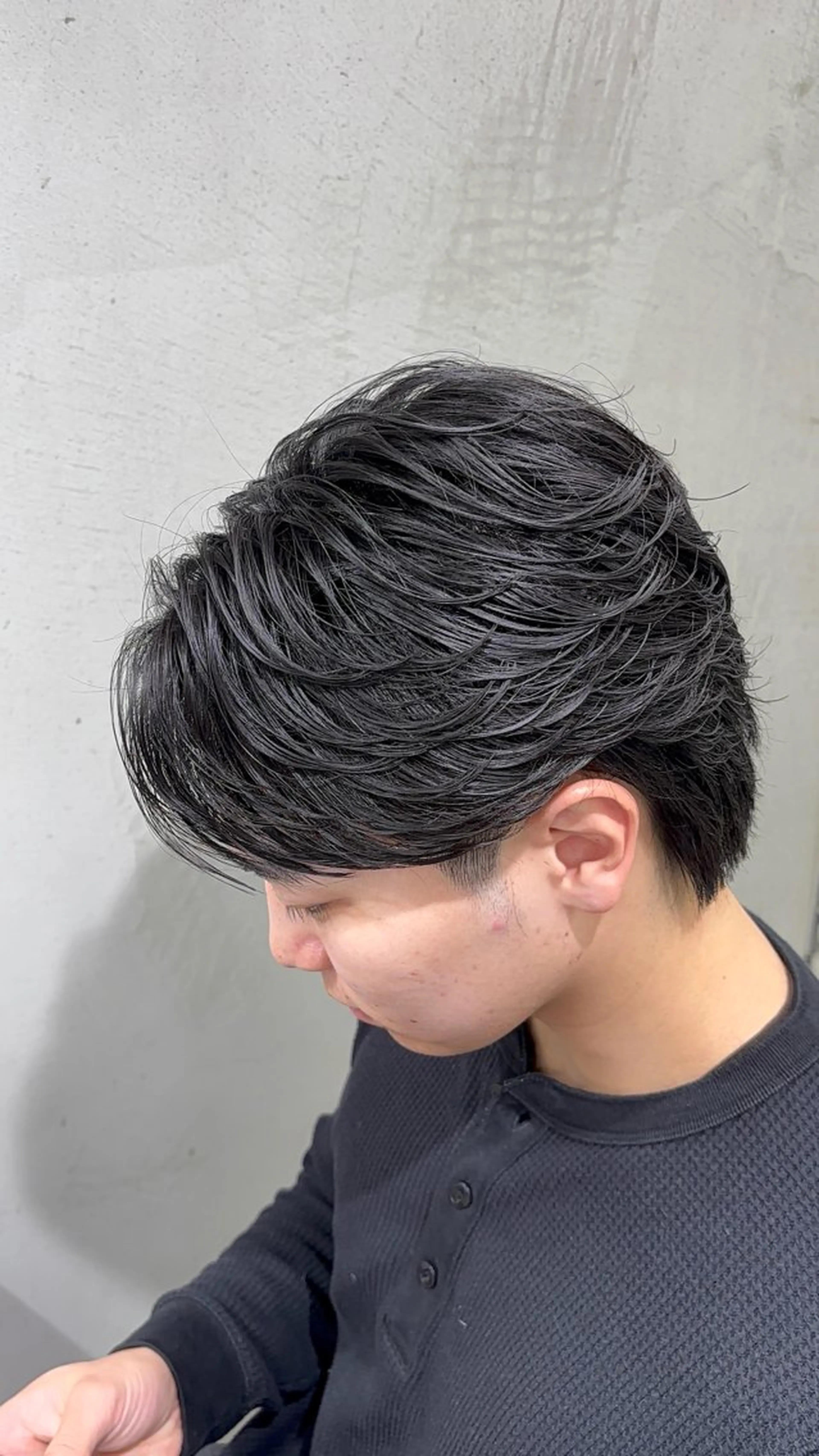 ショート パーマ メンズ カット パーマ 名古屋メンズパーマ /松井生のヘアスタイル