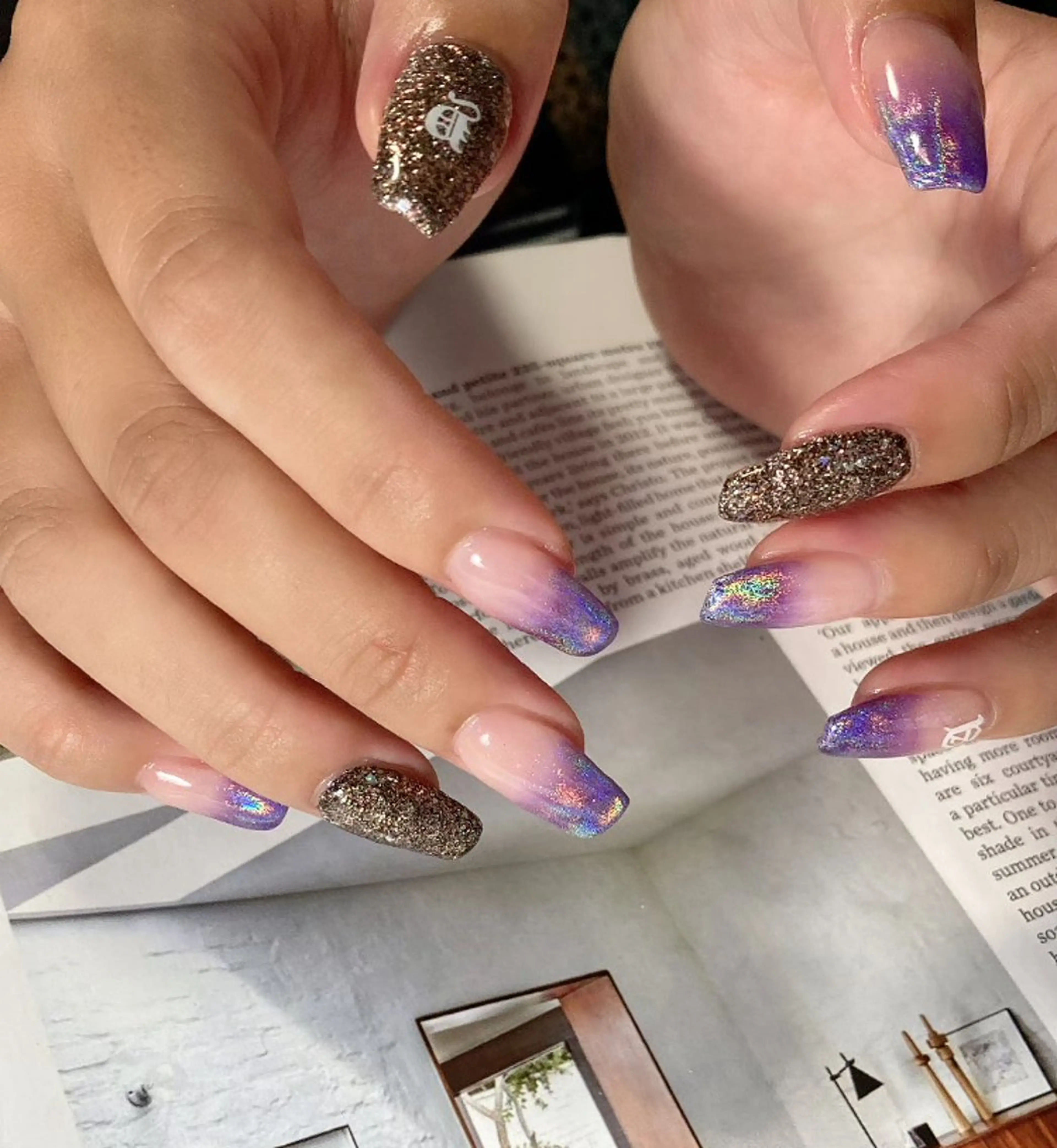 ロング ネイル Lofi nails ゆきこのネイルデザイン