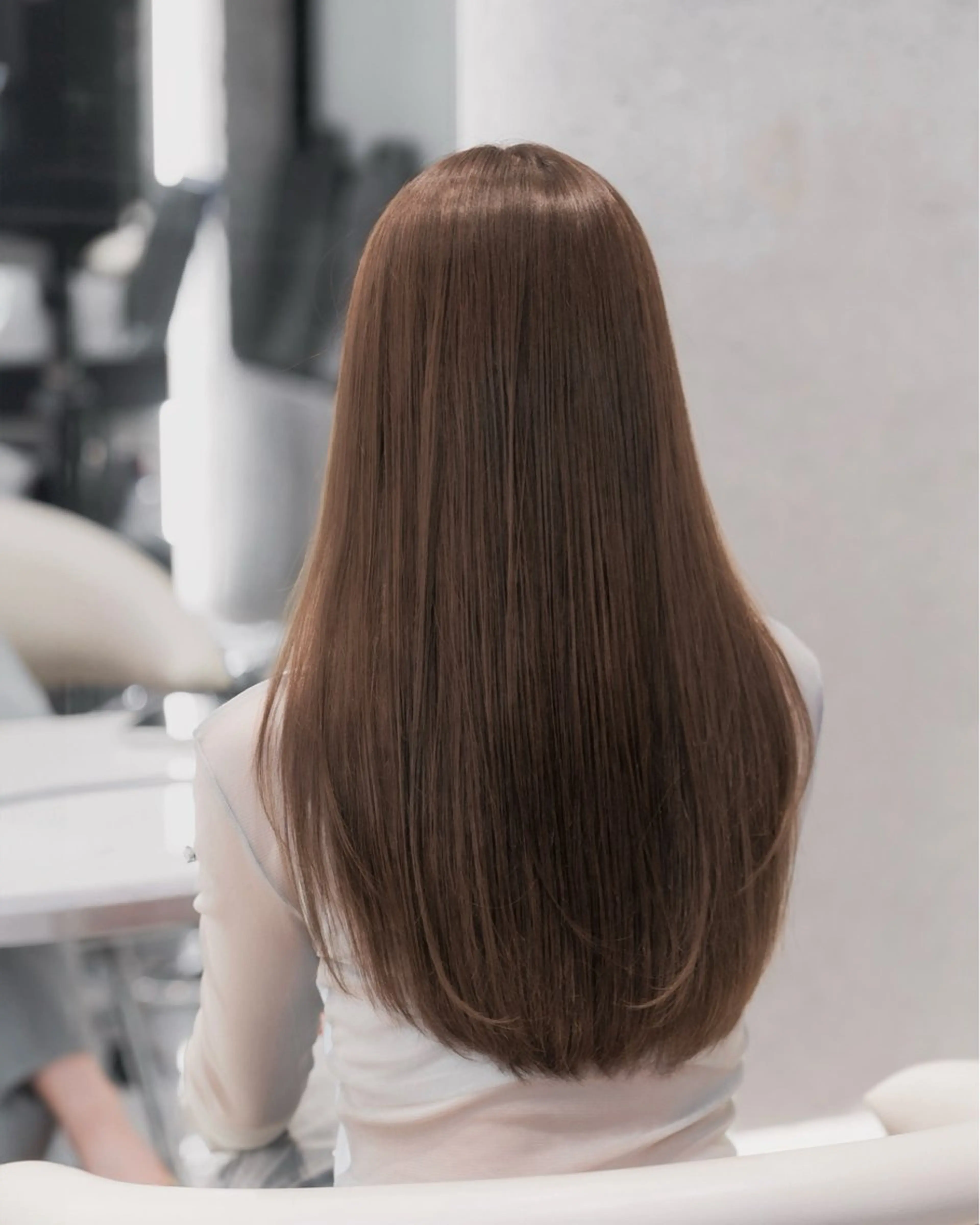 ロング カラー ダブルカラー レイヤー/グレージュ 渋谷表参道/小森波琉のヘアスタイル