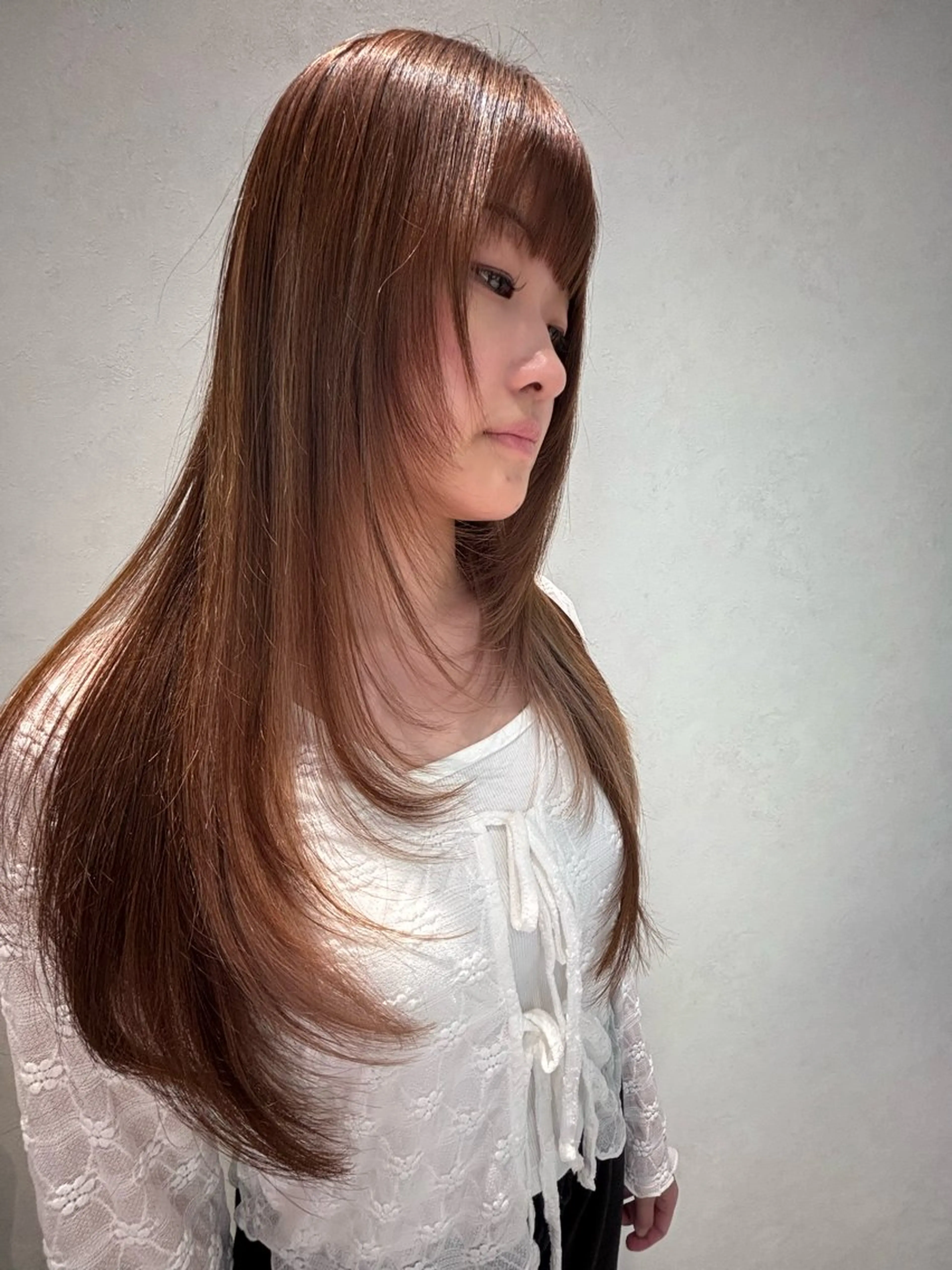 セミロング レイヤーカット 山田 ひかりのヘアスタイル
