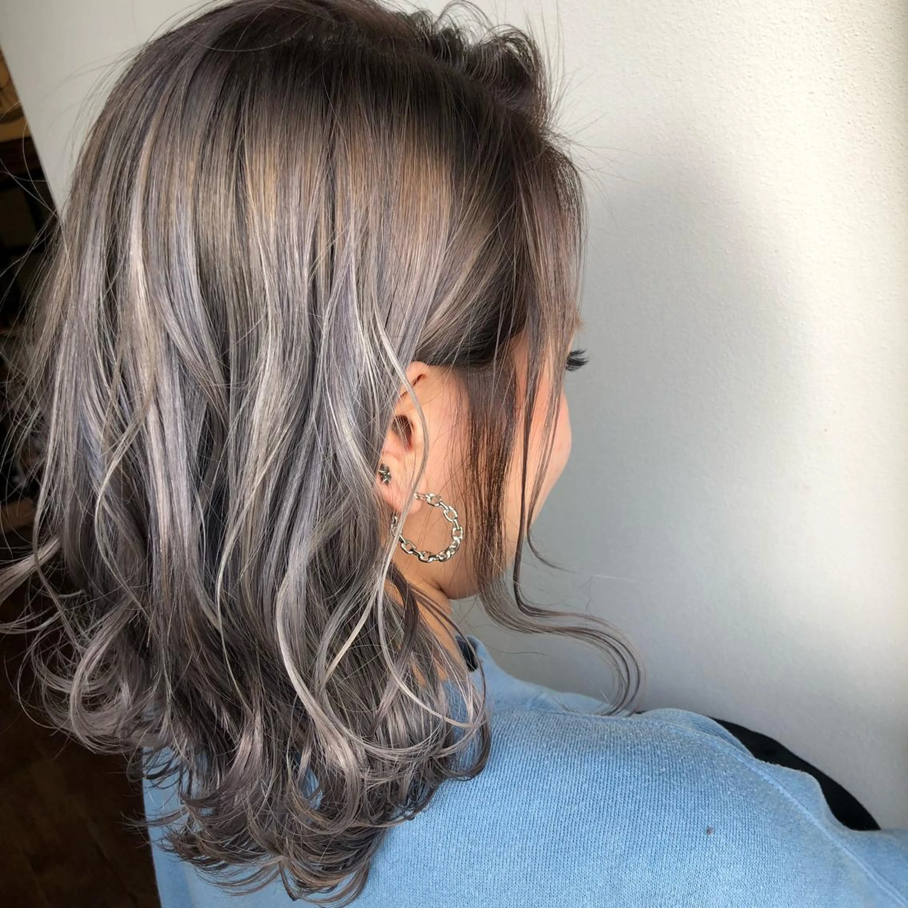 セミロング カラー ヘアアレンジ 江藤 星史のヘアスタイル