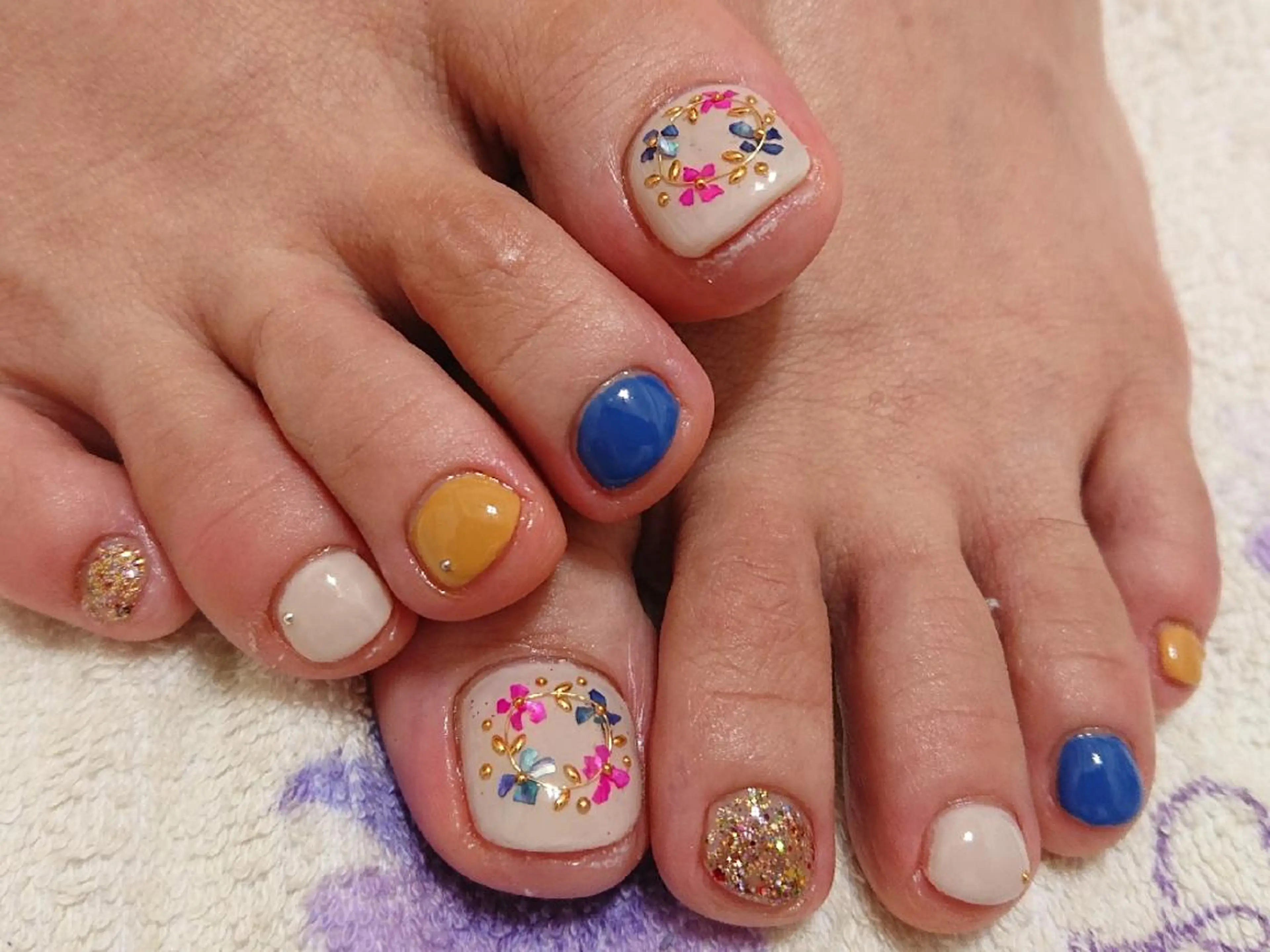 ネイル アートネイル フットネイル ジェルネイル あんきち    のネイルデザイン