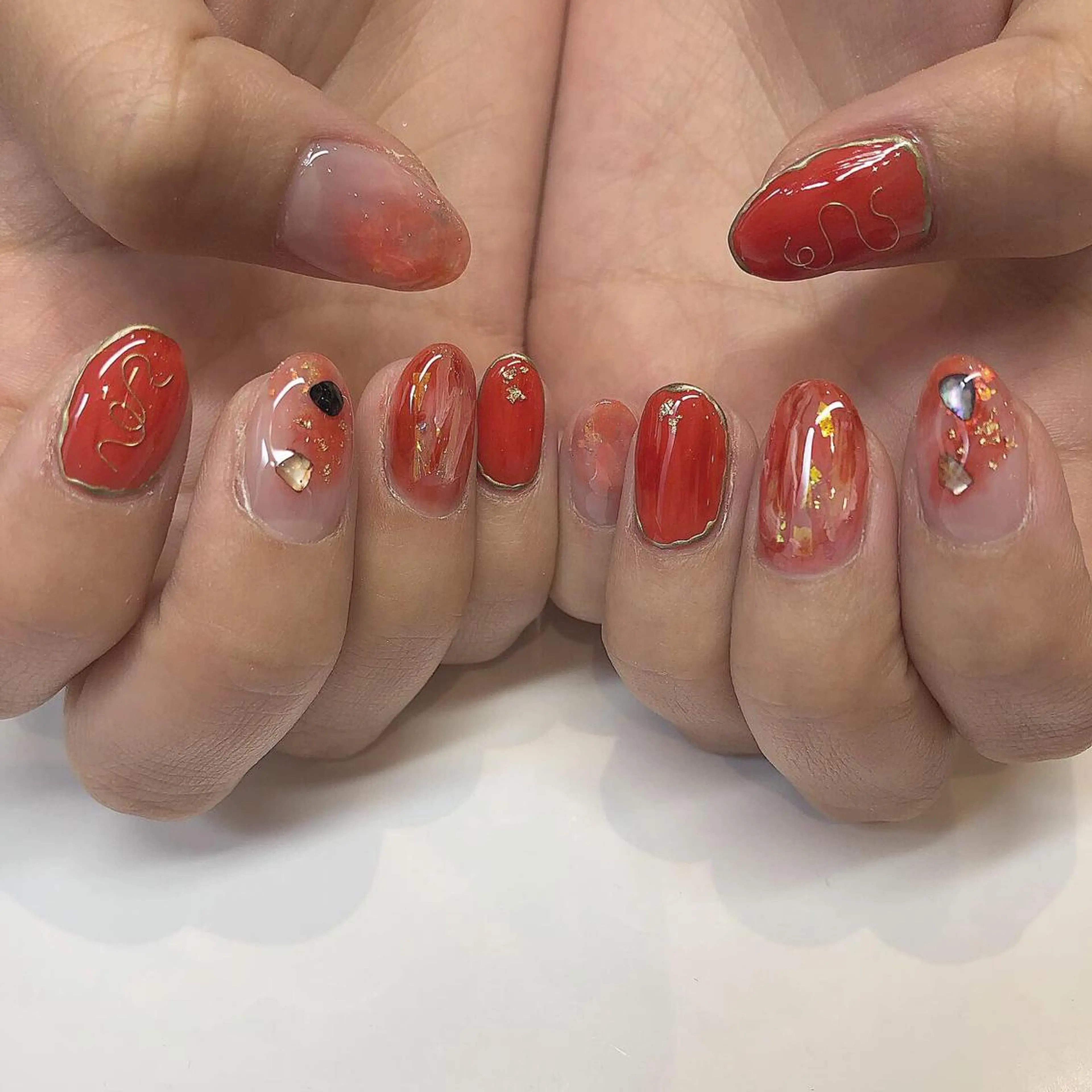 ネイル ハンドネイル 鶴田୨ৎmaison de NALIのネイルデザイン