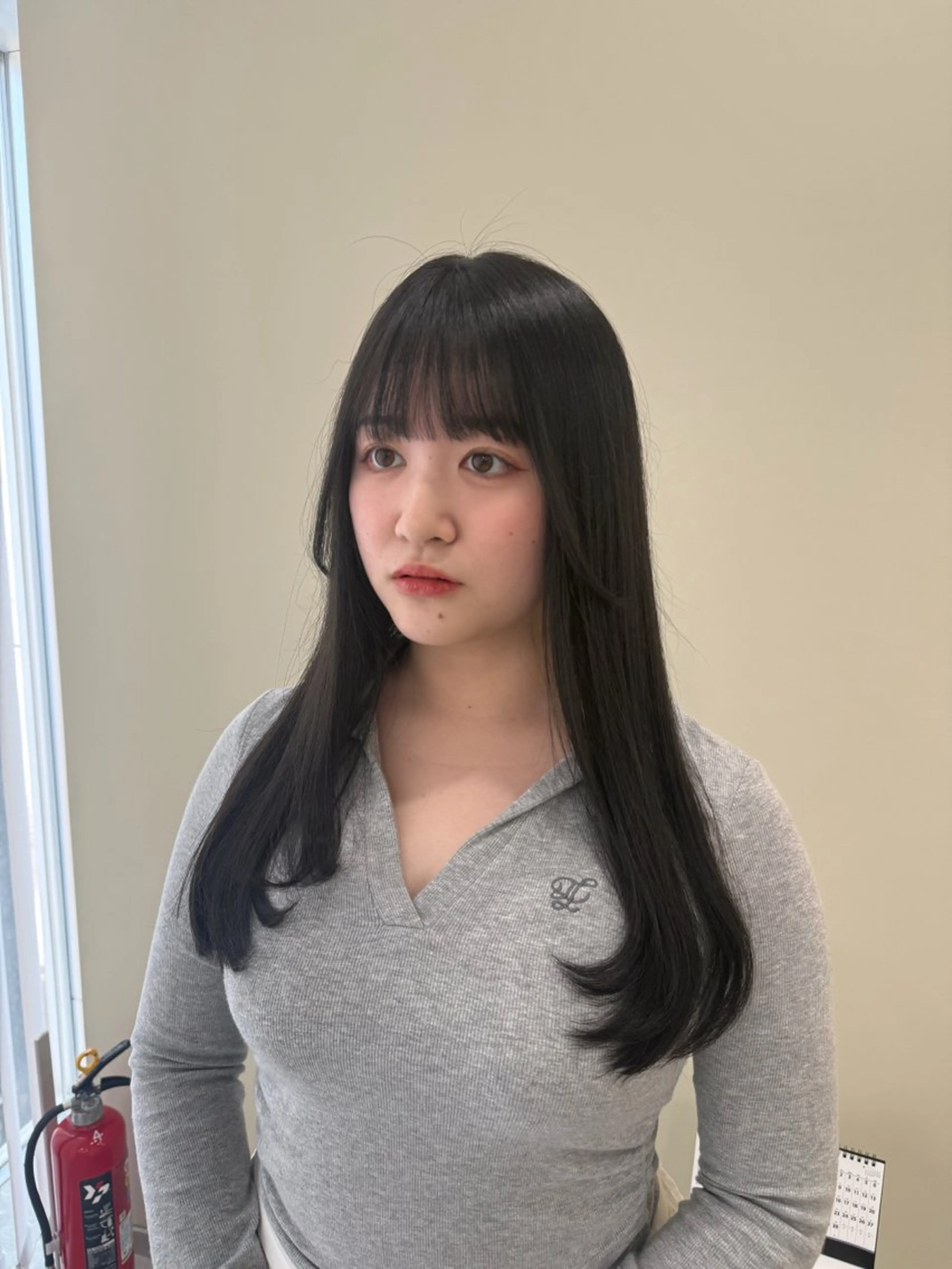 ロング カラー カット ヘアカラー トリートメント 🩶 AIRA / 透明感カラー 🩶のヘアスタイル