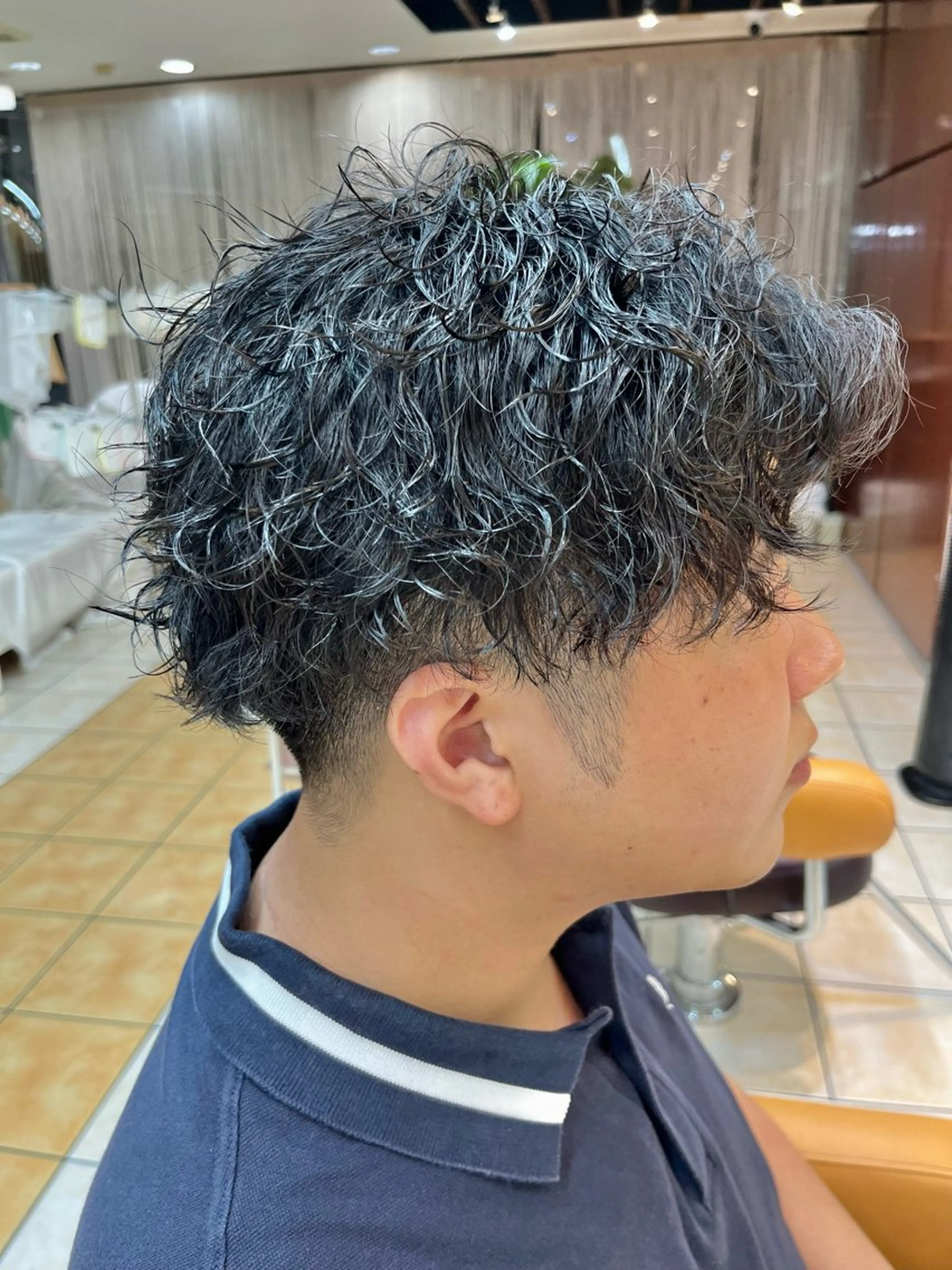 ショート パーマ メンズ カット パーマ メンズ特化/パーマ/ 髪質改善　高野奨馬のヘアスタイル