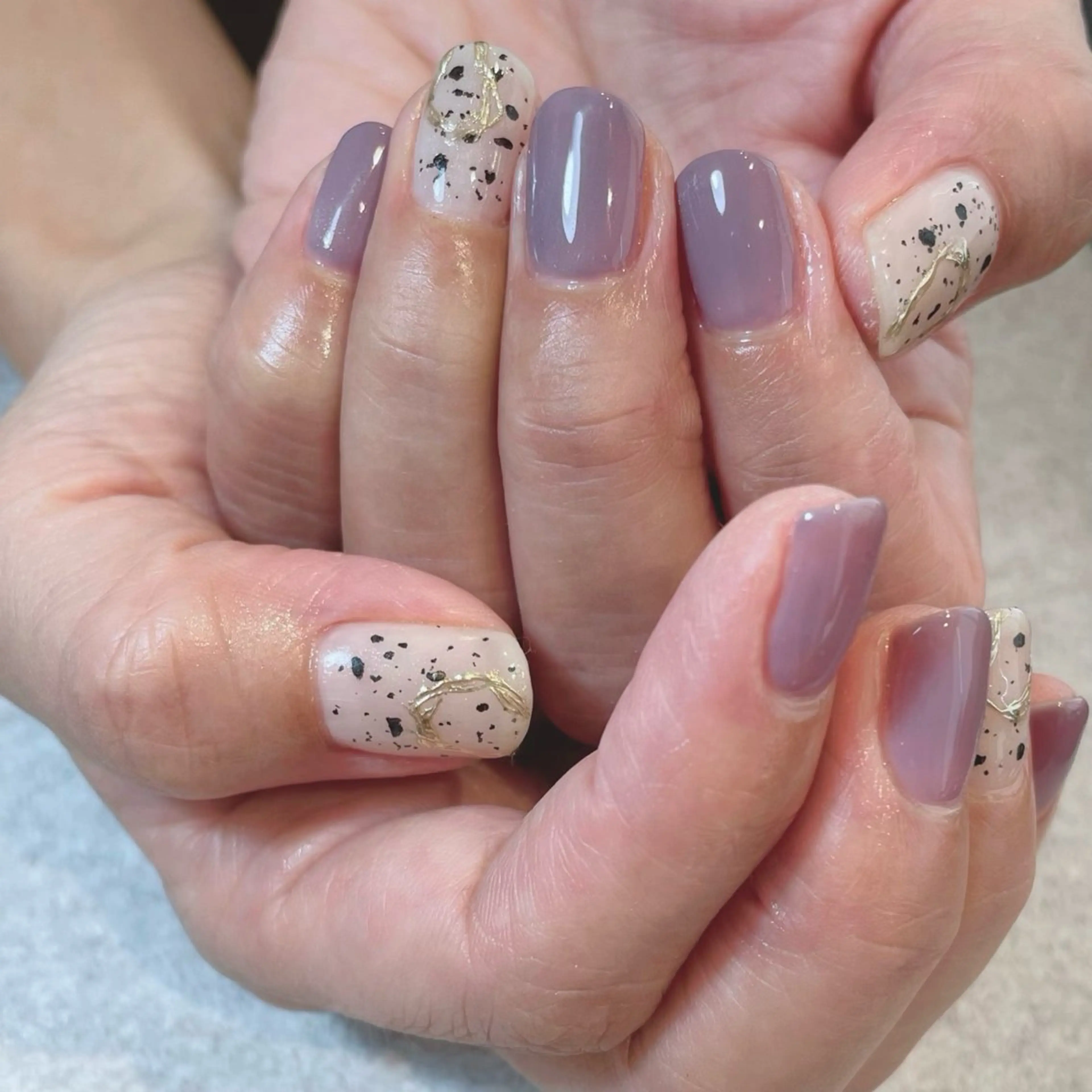 ネイル アートネイル ミラーネイル ワンカラーネイル NailSalon mimi.のネイルデザイン