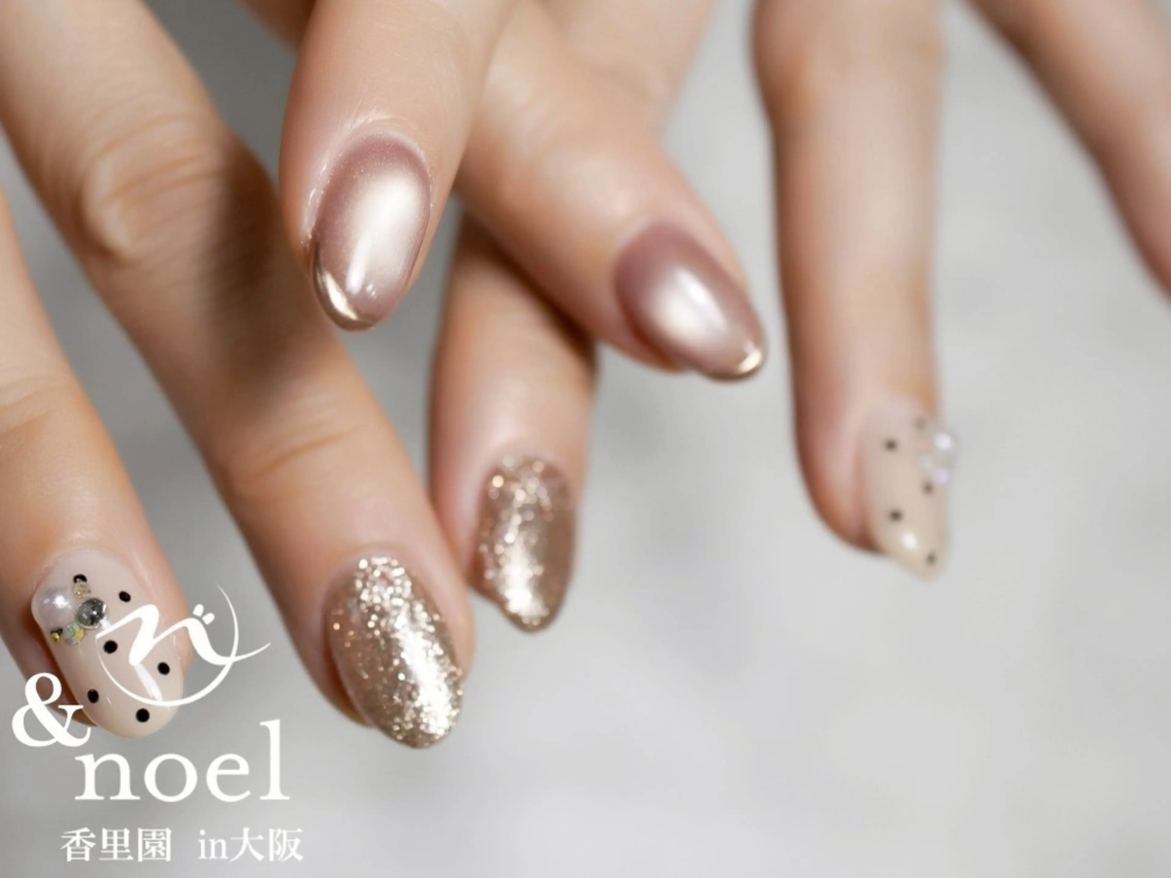 ネイル ハンドネイル Nailsalon  &Noel所属・もも 🍑のネイルデザイン