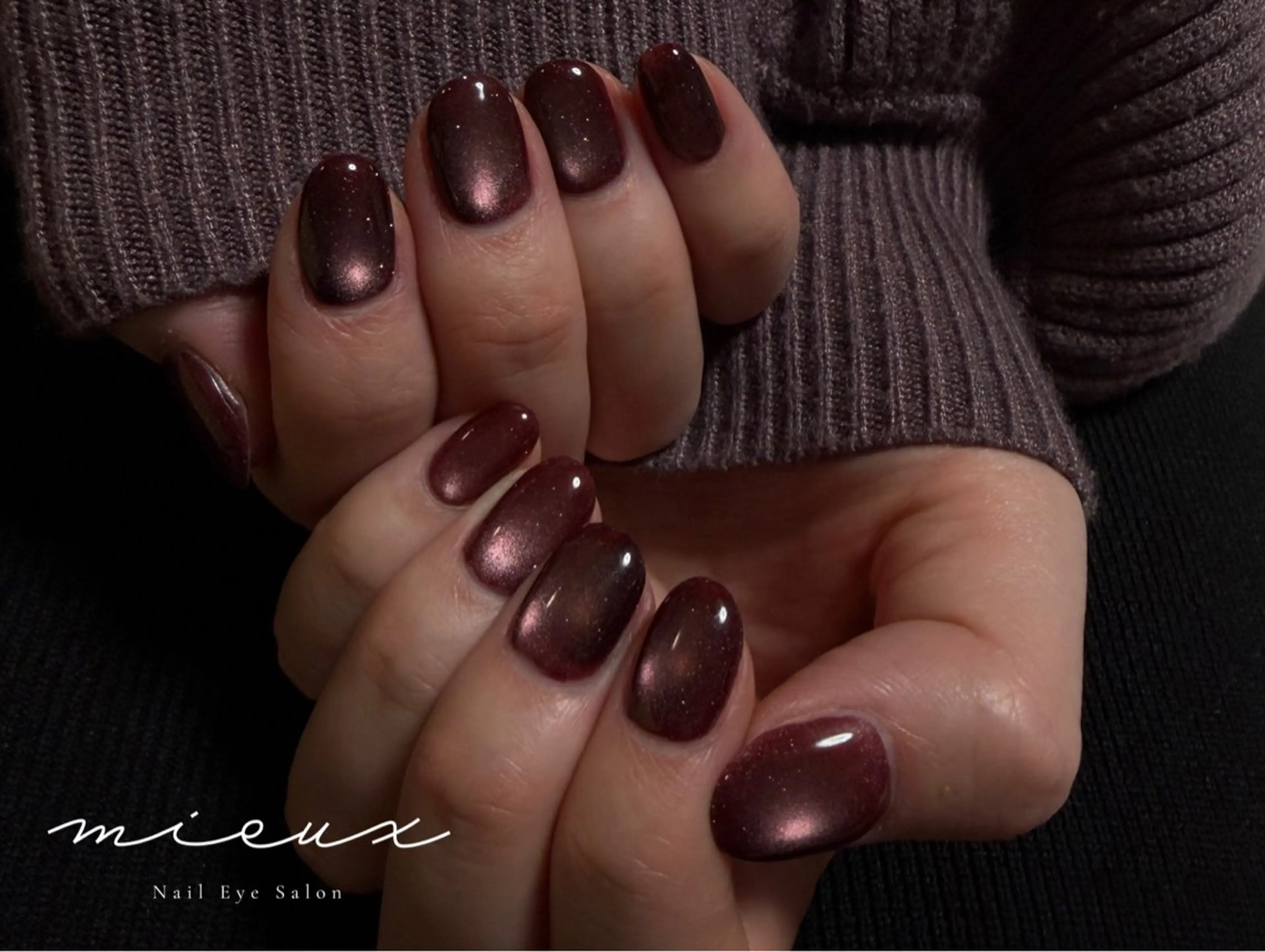 ショート ハンドネイル mieux所属・Saki / 学芸大学のネイルデザイン